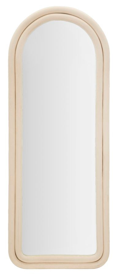 Mauro Ferretti Cloe Wandspiegel in fluweel beige