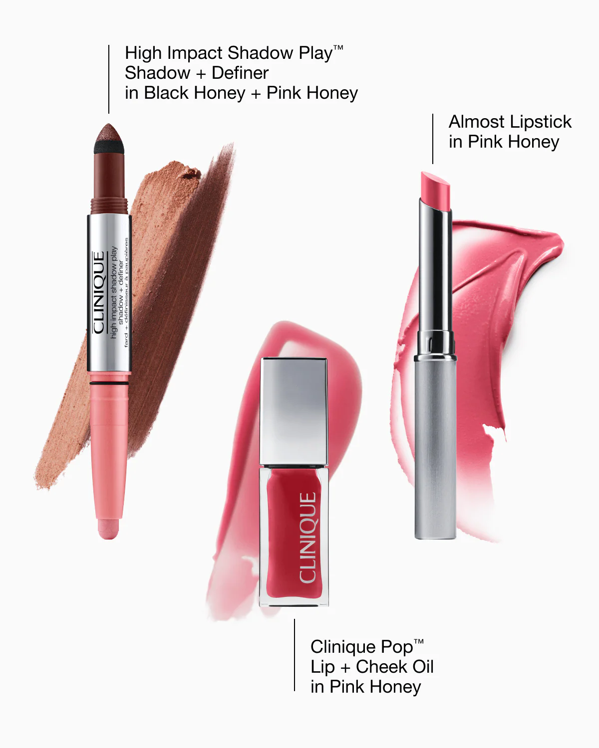 Pink Honey Makeup Bundle: Eyes, Cheeks, Lips$87  $73 at checkout