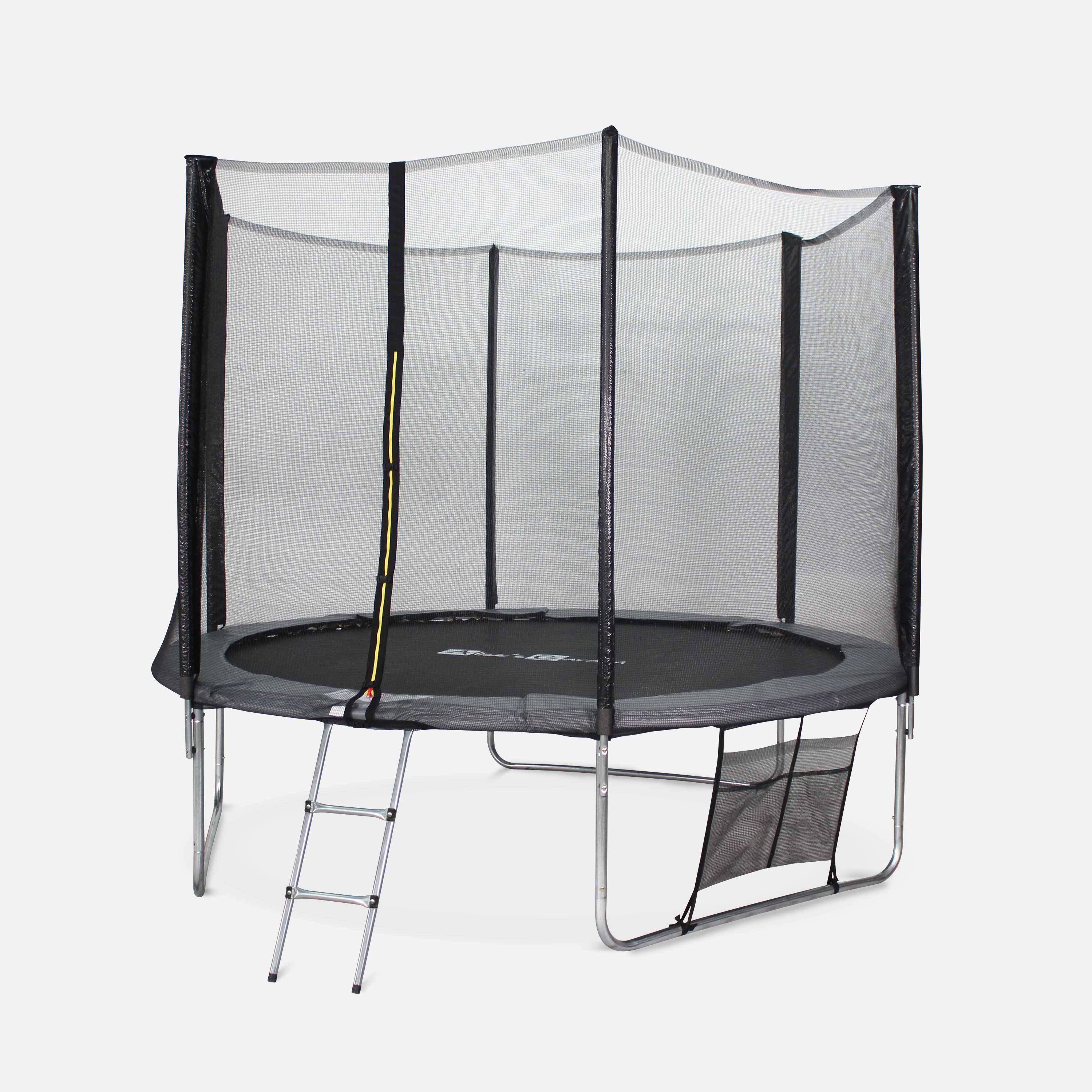 Mars XXL - Cama elástica con pack de accesorios, 305cm