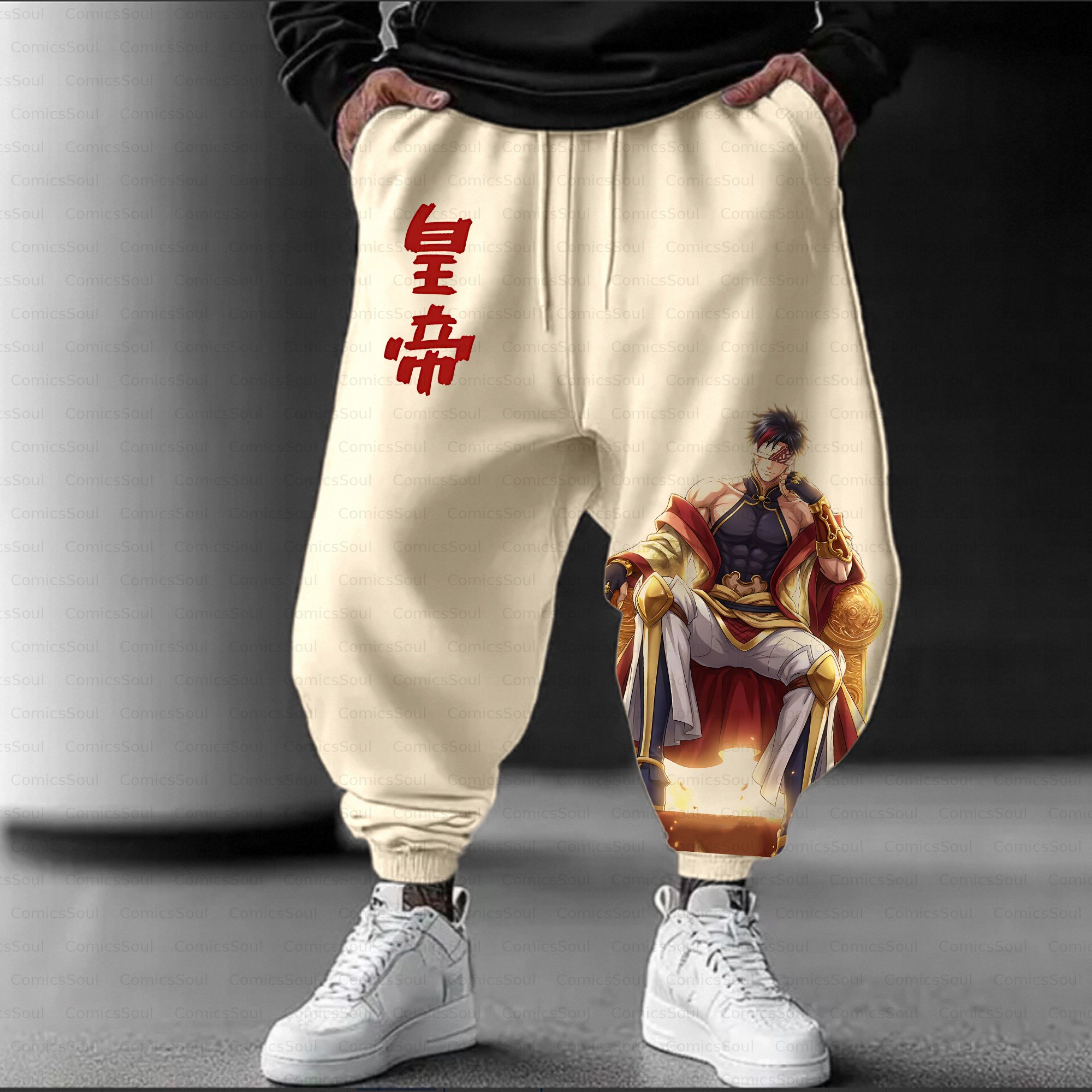 Unisex Casual Anime Streetwear Pant