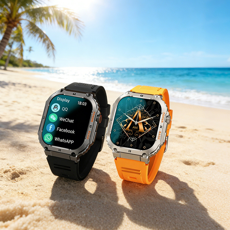 Cross-border K57Pro Smartwatch with Heart Rate Monitoring, Bluetooth Calling, Customizable Dial, Sleep Monitoring, and Step Counting Sports Watch