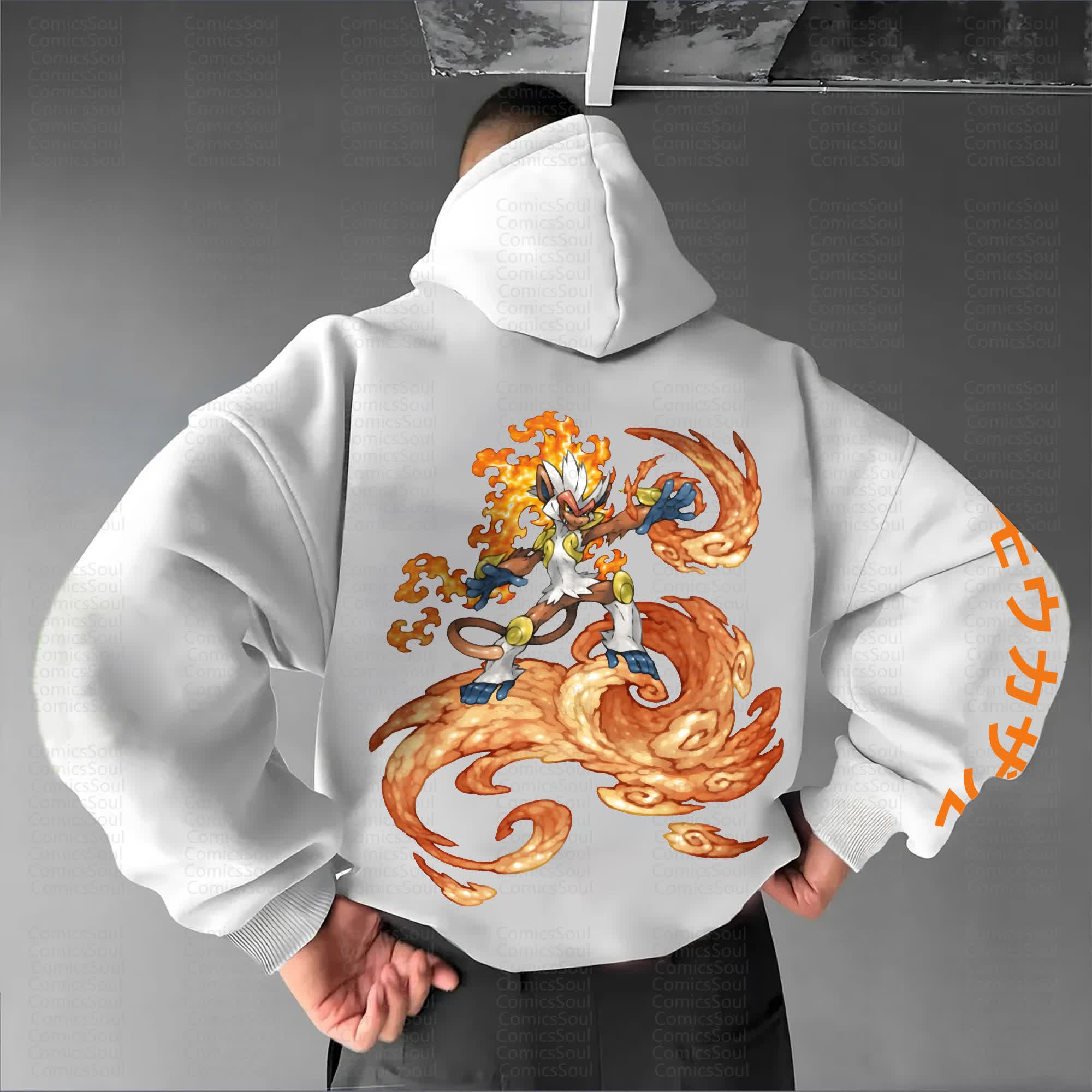Unisex Anime Graphic Streetwear Vintage Hoodie丨Comicssoul