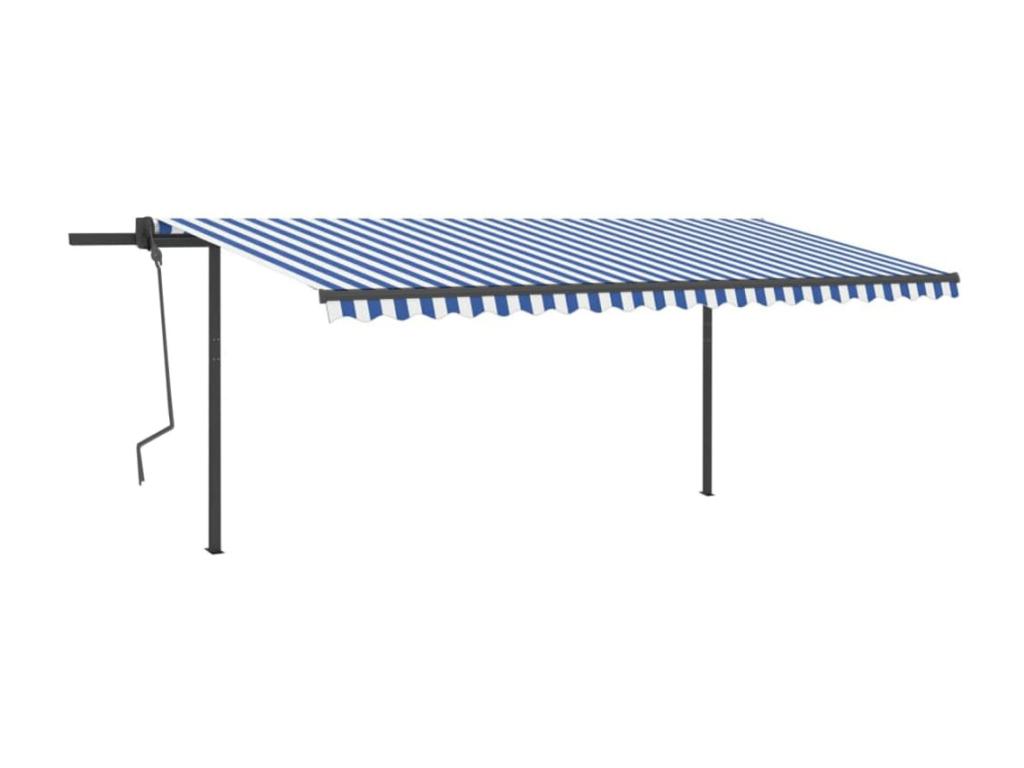 Sensor viento toldo automático y LED 5x3 Azul y blanco