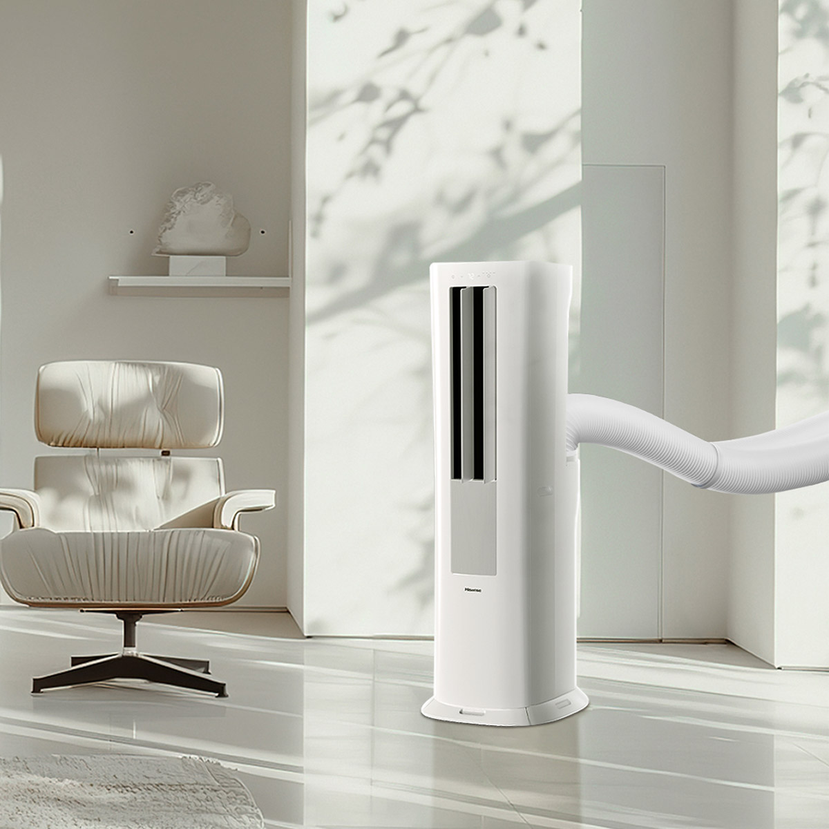 Hisense 8000 BTU Dual Hose Portable Tower Air Conditioner - Image 6
