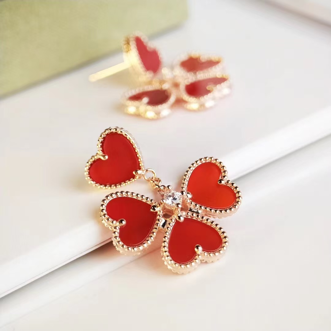 VCA Sweet Heart Earrings - Original Replica Club