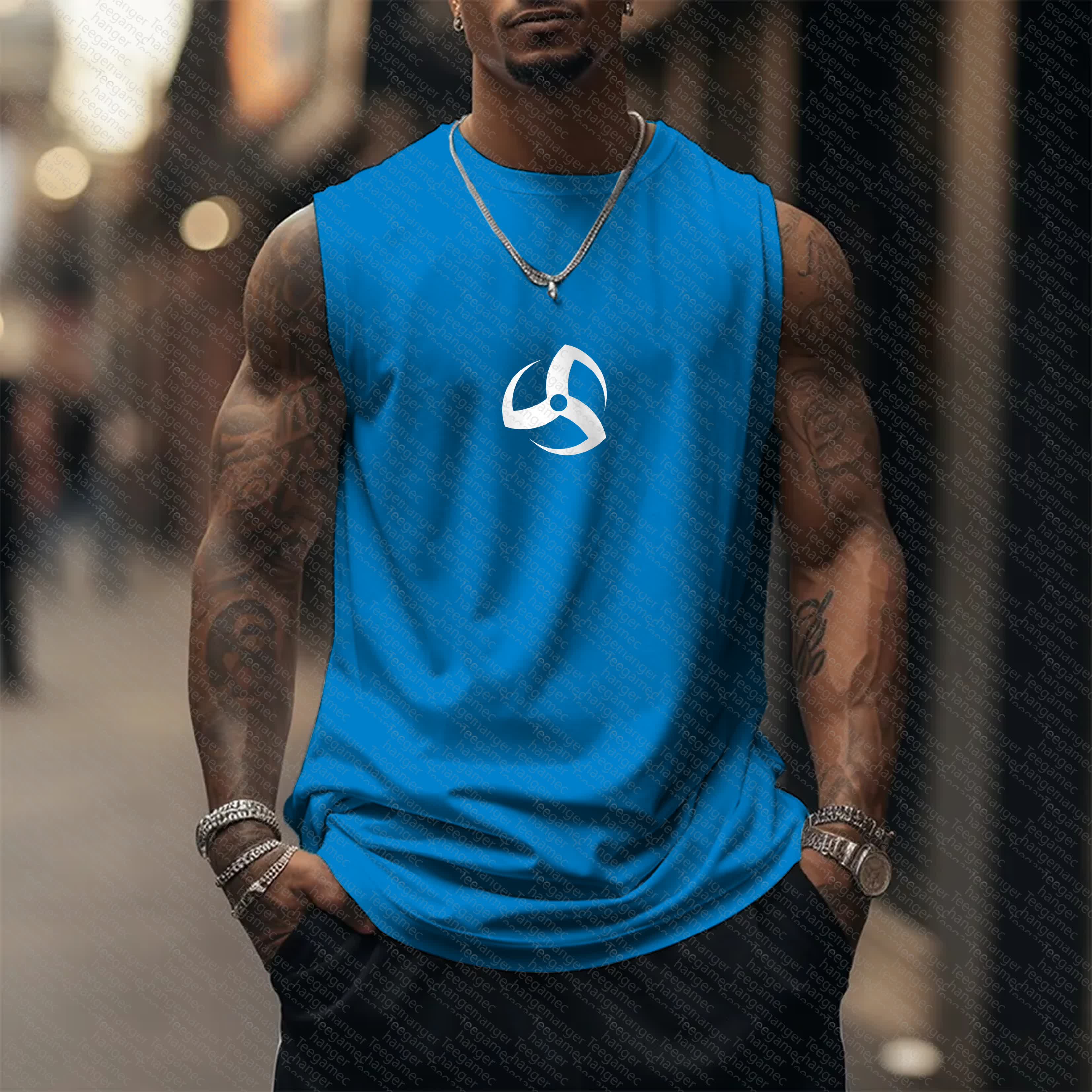 Unisex   Casual Anime  Tank Top TeeThreads Sustain the Scene with Custom Apparel
