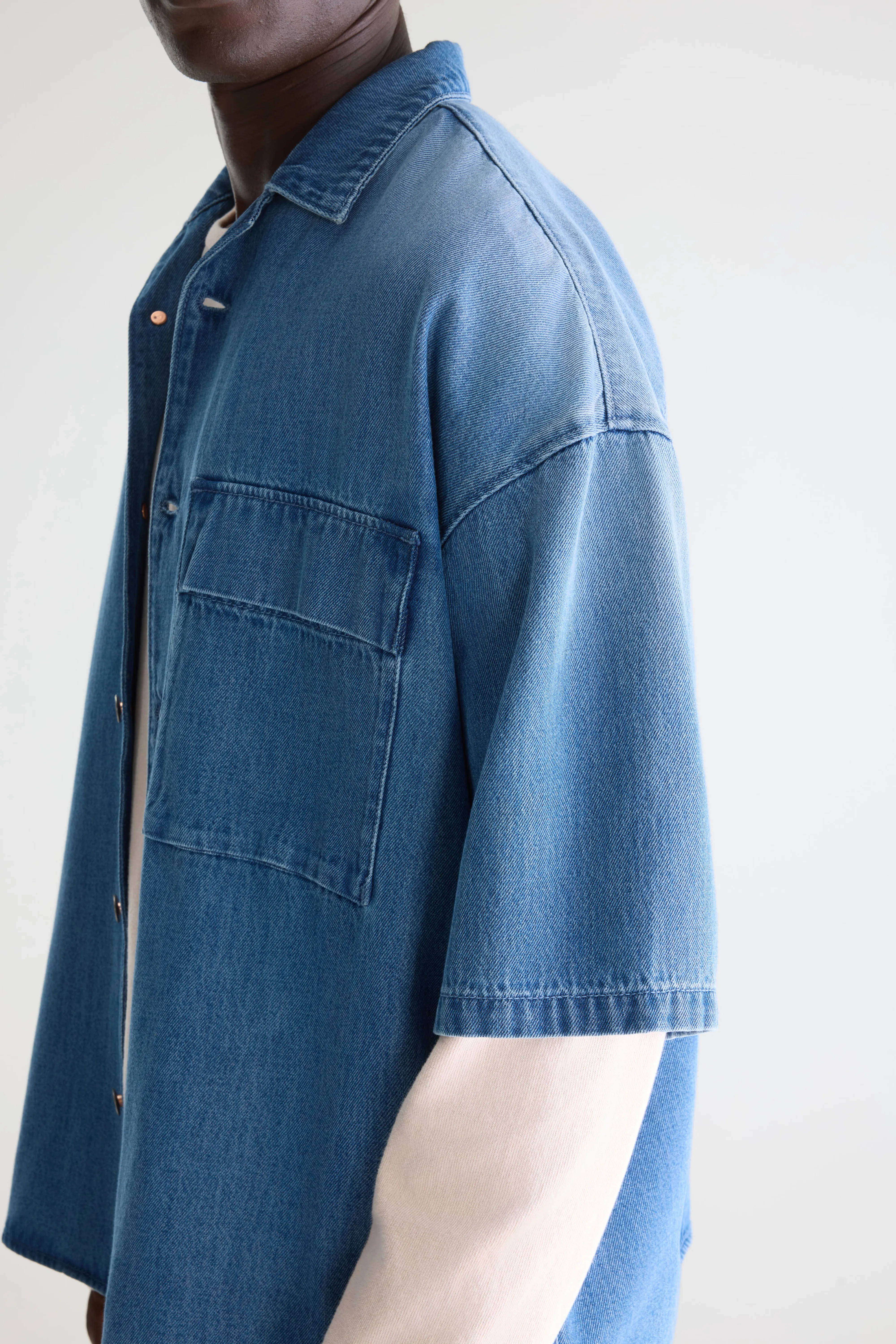 Bellerose Prim denim shirt (261 / M / HVY STONE WASH)