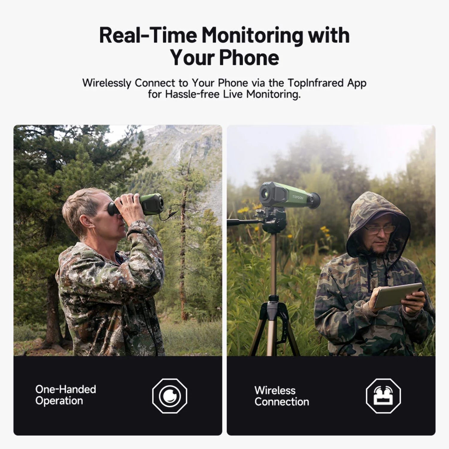 TOPDON TS004 Thermal Monocular Camera, 256x192 Resolution, 50Hz Refresh Rate, 450 Yard Detection Range - Image 4