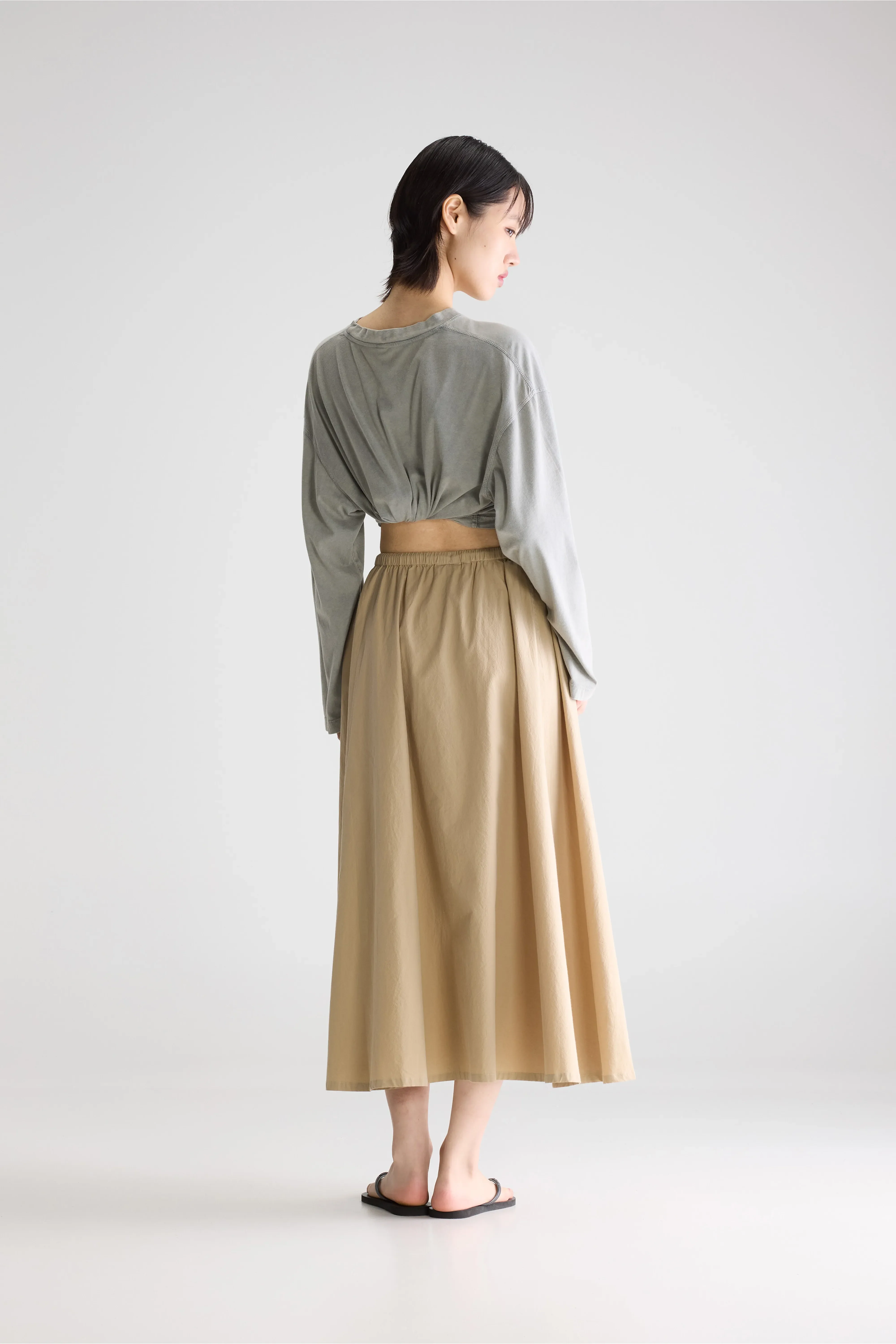 Bellerose Harlin relaxed midi skirt (261 / W / CLAY)