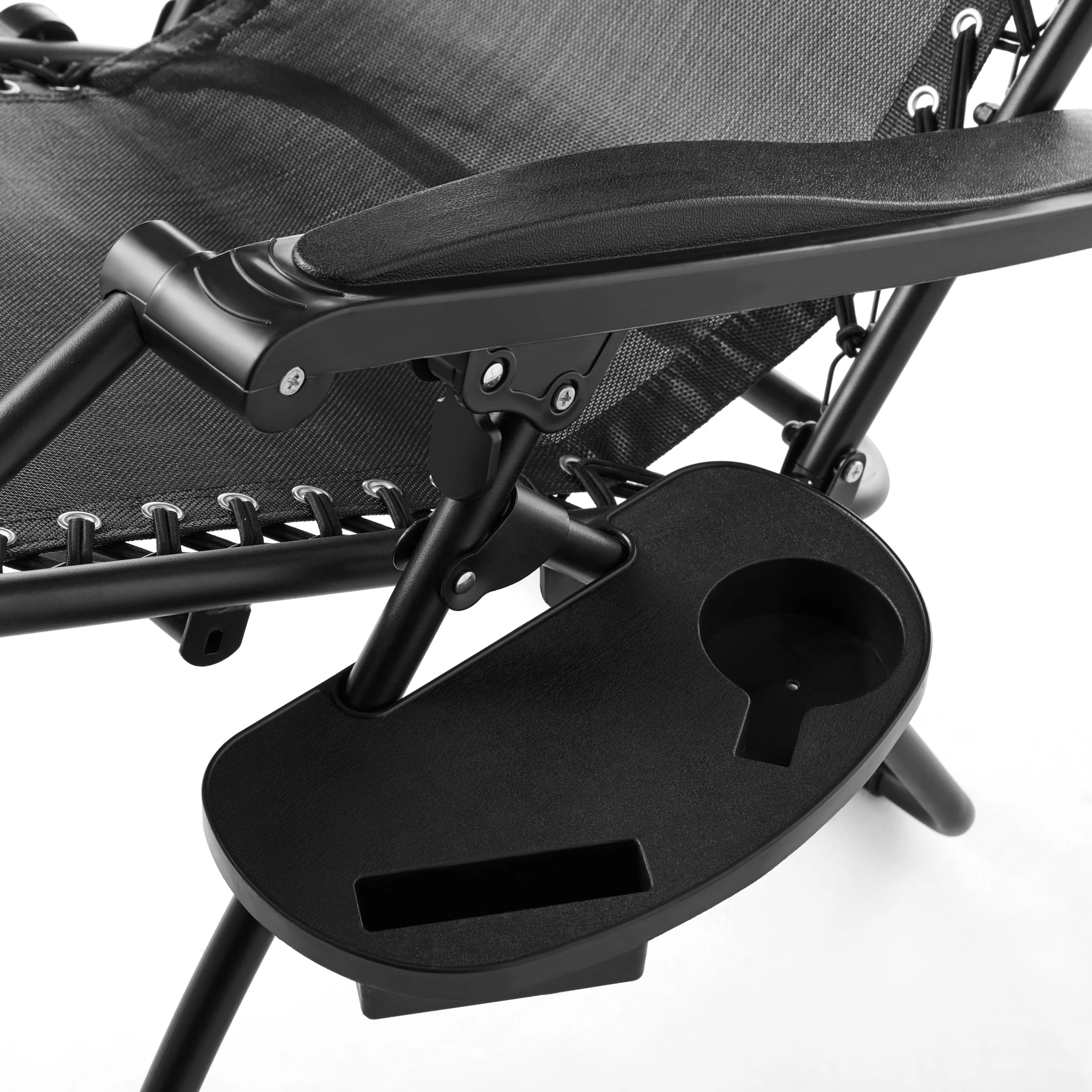 Mainstays Zero Gravity Chair Lounger, 2 Pack - Black - Image 5