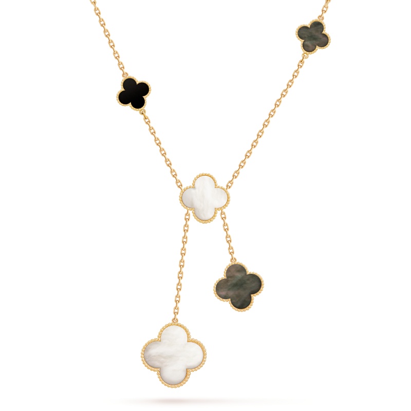 Replicate Magic Alhambra necklace, 6 motifs(1:1 replica) - Original Replica Club