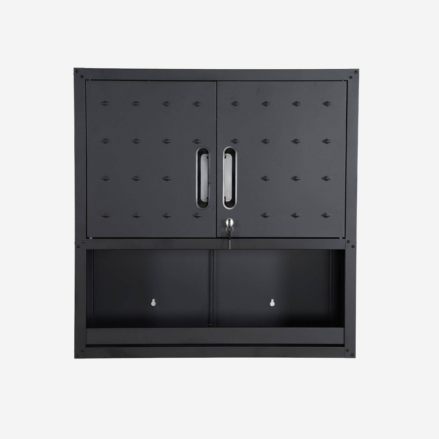 Bobby - Mueble alto de almacenamiento para garaje con estante