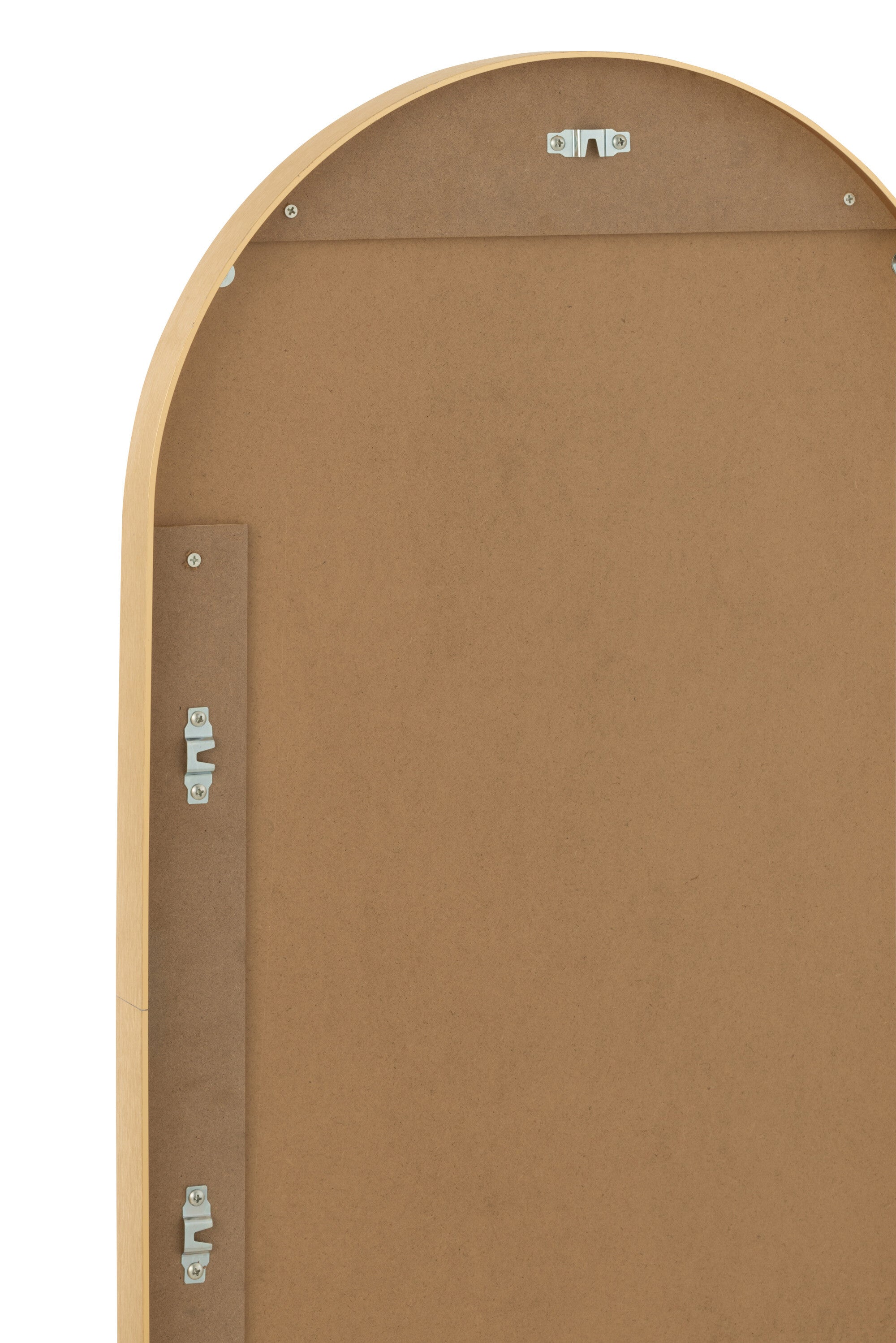 J-Line spiegel Ovaal Grale - glas metaal - goud - 50 x 100 cm