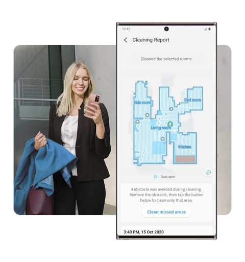 Real time tracking - Live Cleaning Report