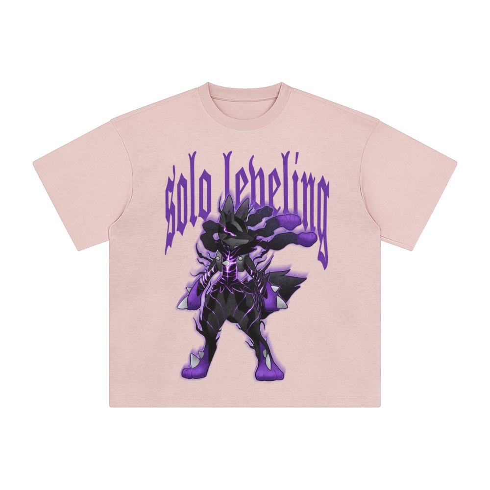 Unisex Anime Inspired Washed  Vintage T-Shirt
