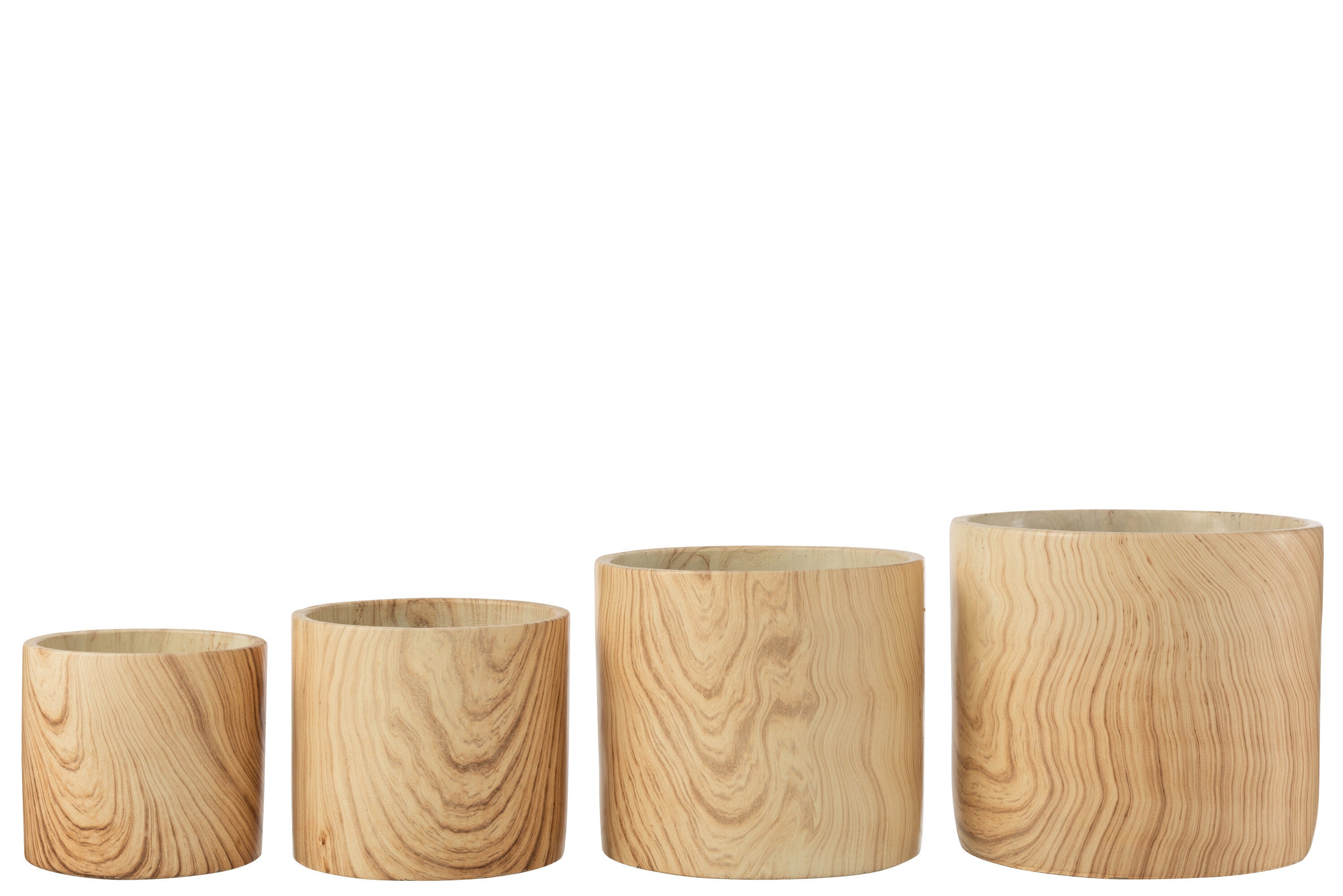 J-Line bloempot Bos - cement - beige - extra large - Ø 21.5