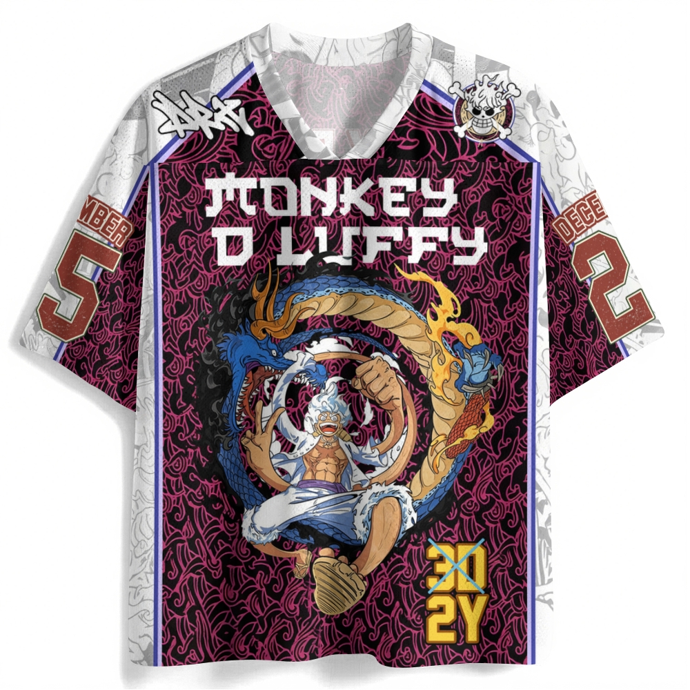 One Piece Anime Football Jersey