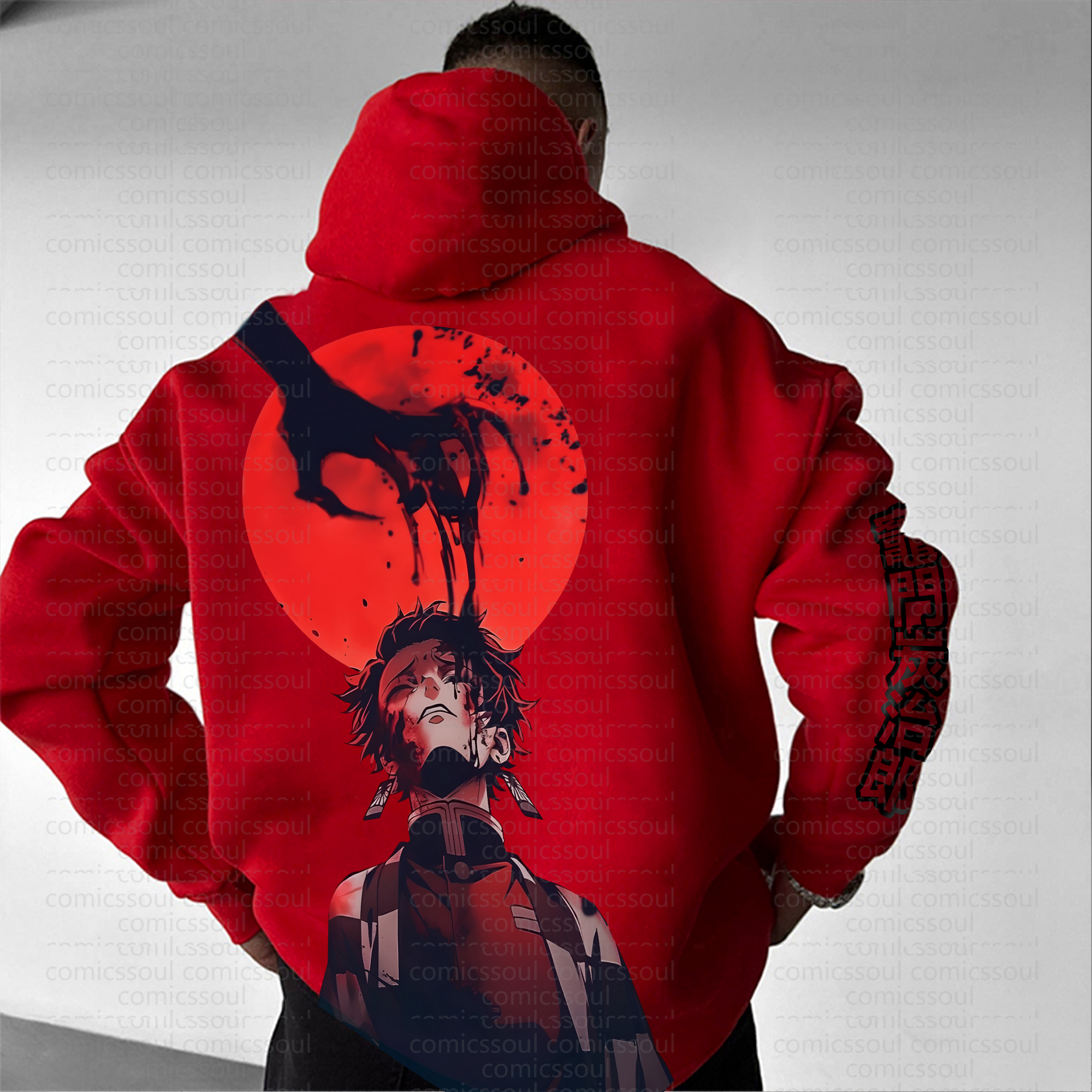 Unisex “ Comicssoul   ” Graphic Streetwear Vintage Hoodie