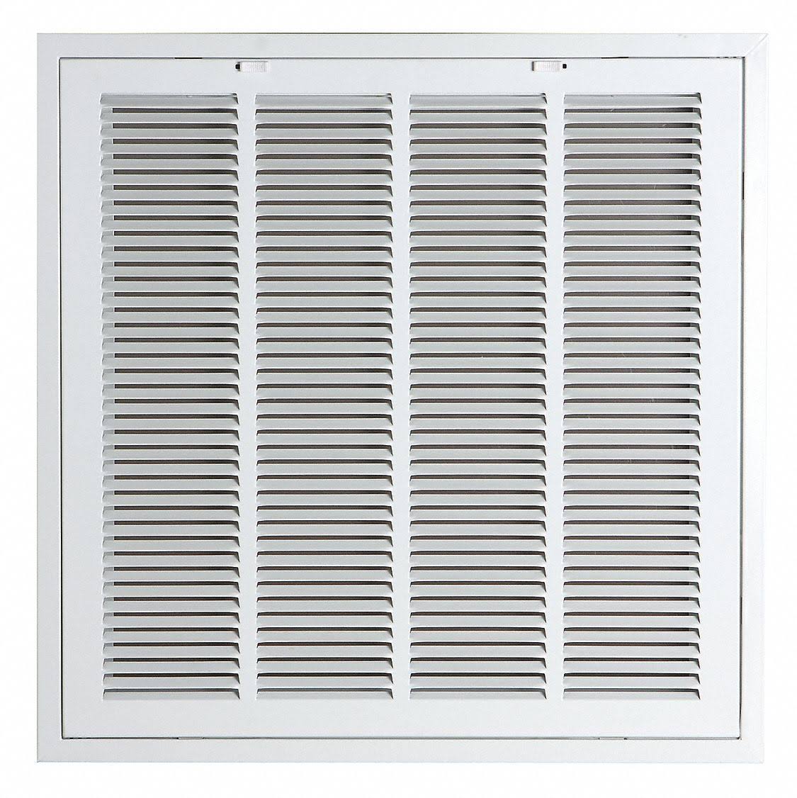 Zoro Select 4MJT8 24" x 24" Filtered Return Air Grille, White