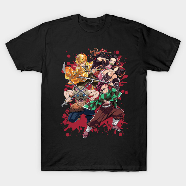 Unisex Anime Inspired Vintage T-Shirt丨Comicssoul