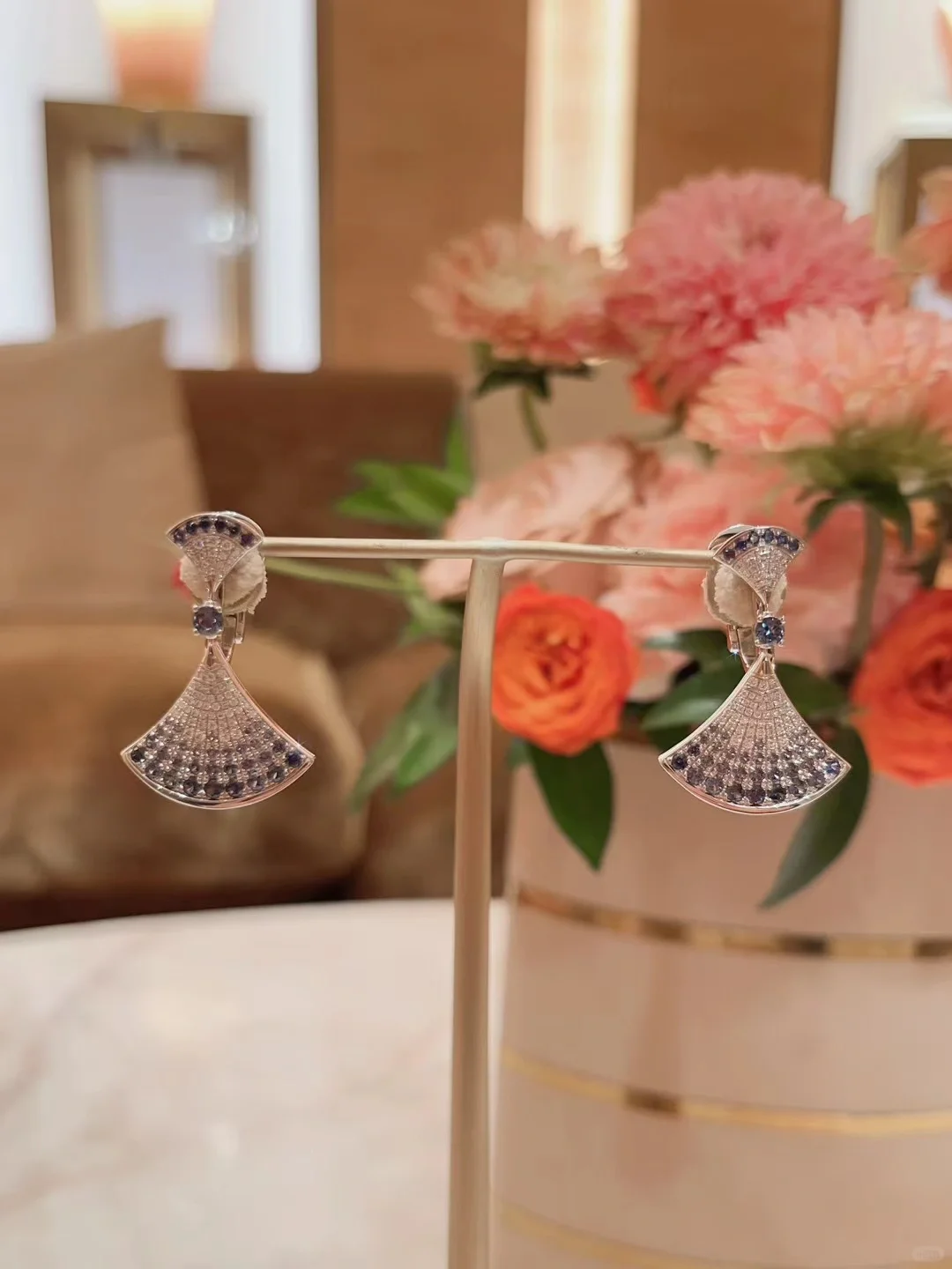 Bvlgari Divas' Dream Earrings - Full Diamond - Original Replica Club