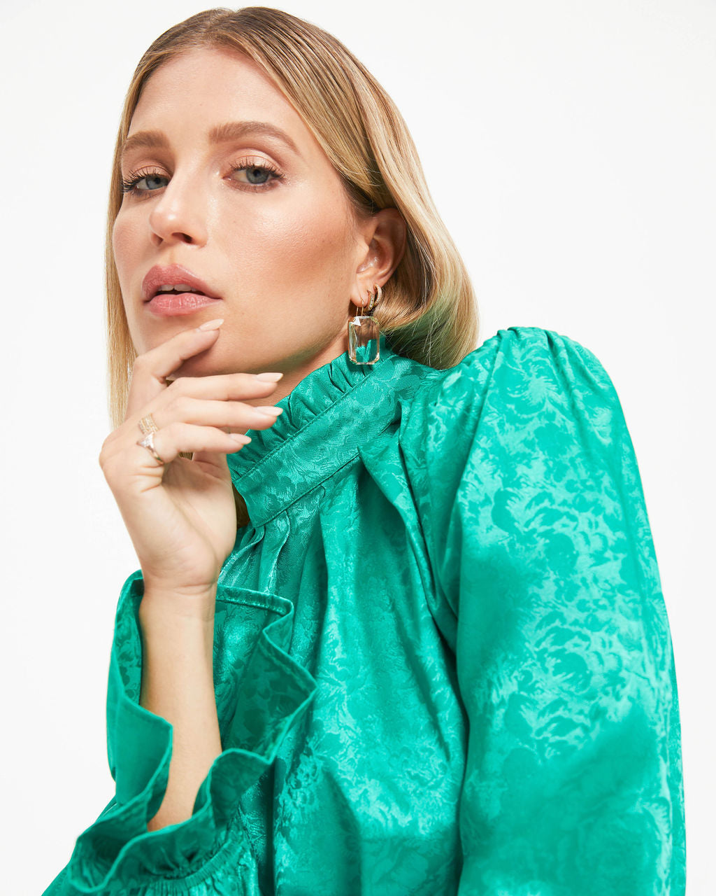 Gala Statement Earrings - Clear - Se7enfashion