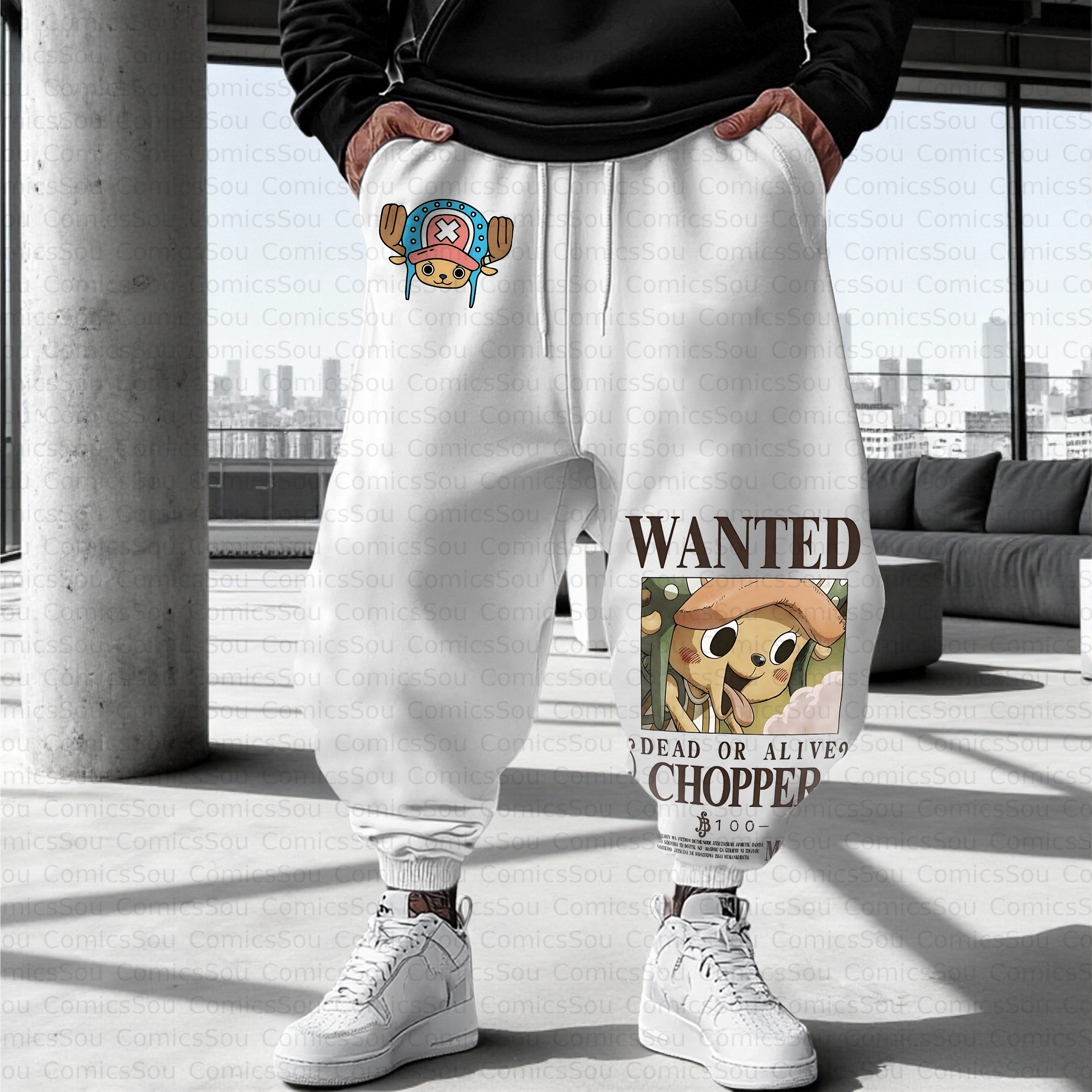 Unisex Casual Anime Streetwear Pant