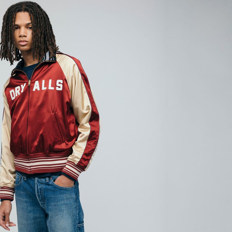 HUMAN MADE REVERSIBLE SATIN JACKET