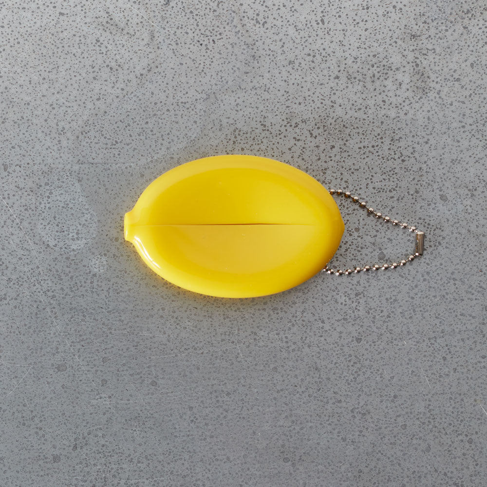 Porte clé monnaie Merci - Jaune