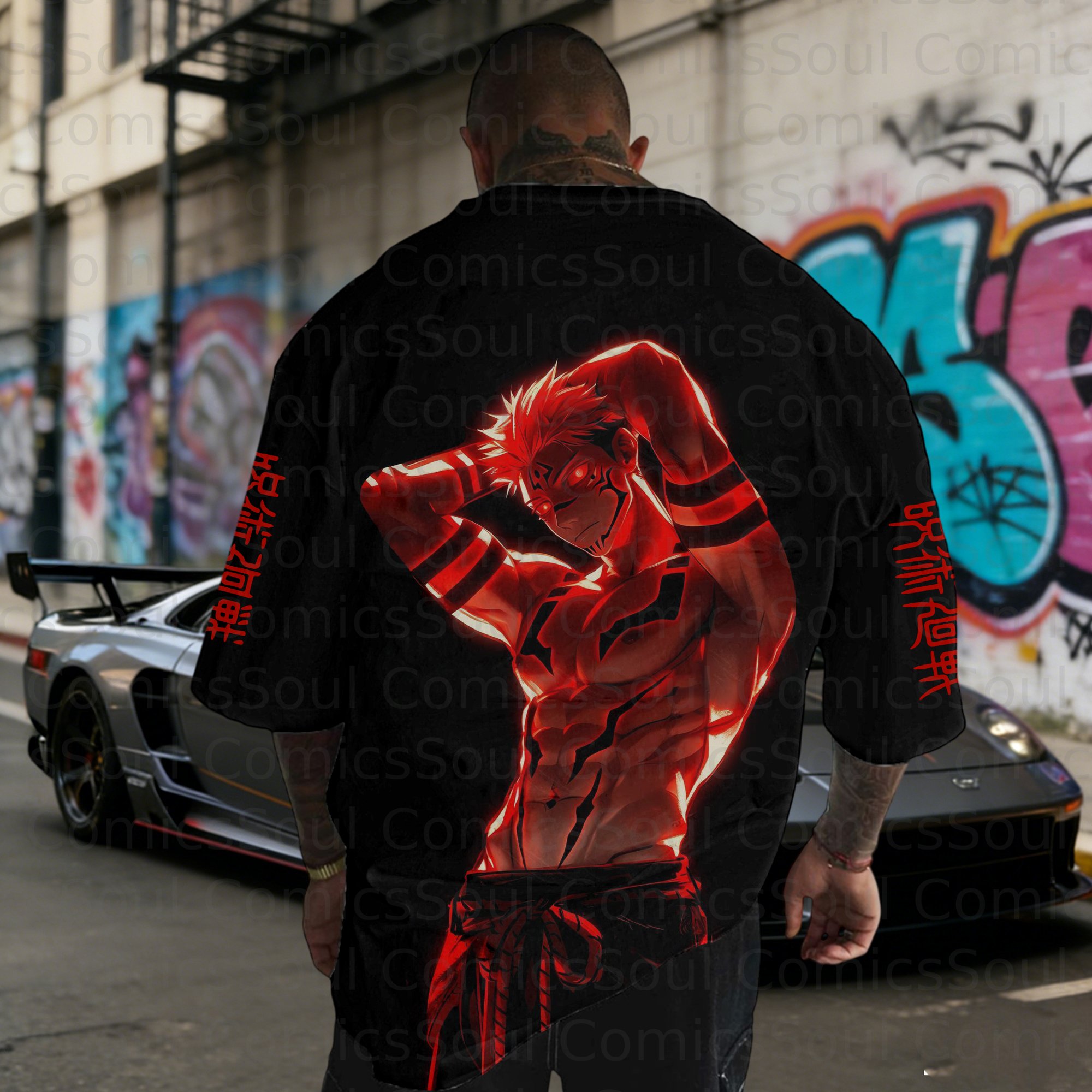 Unisex Anime Inspired Vintage T-Shirt