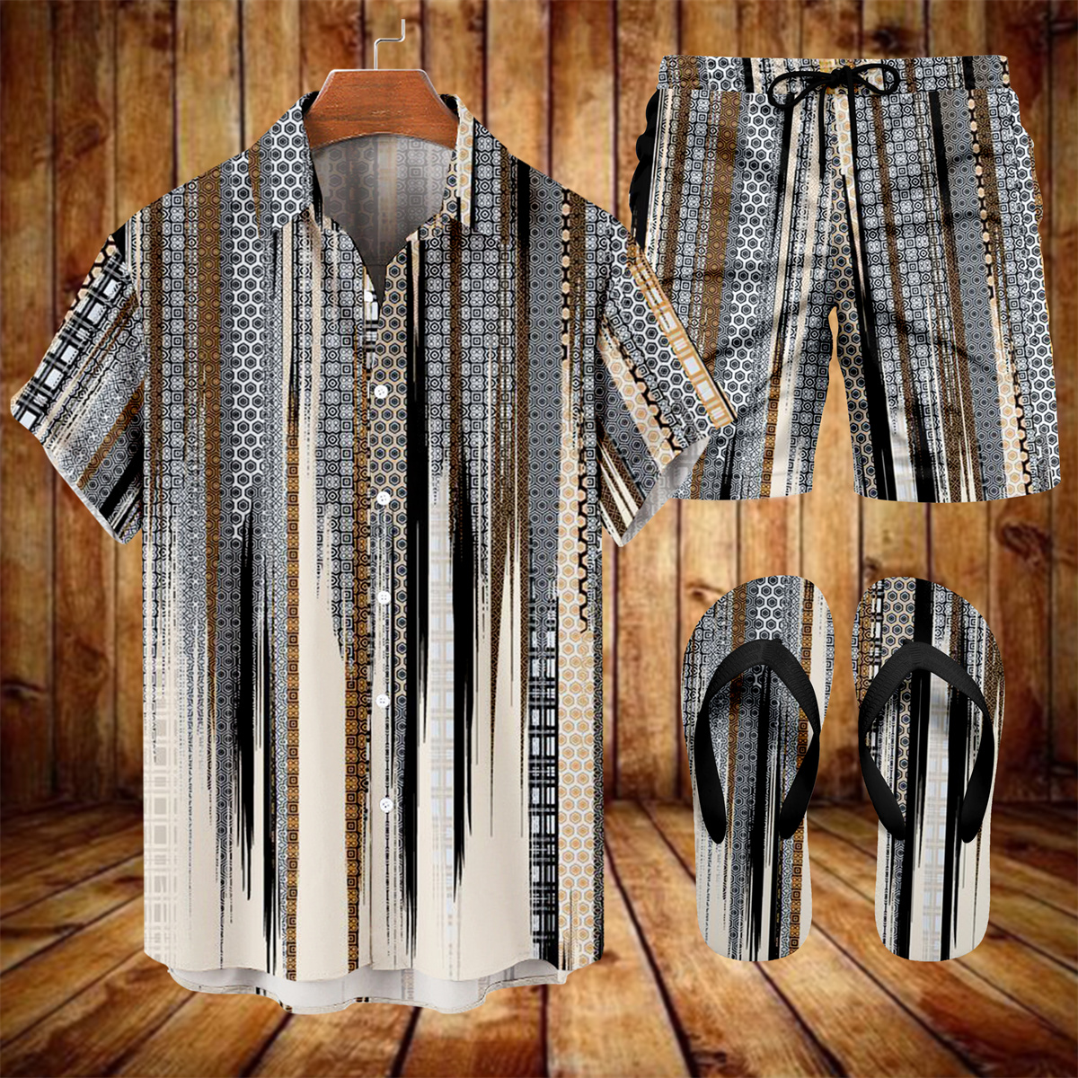 Hawaiian Walking Short Pants Suits