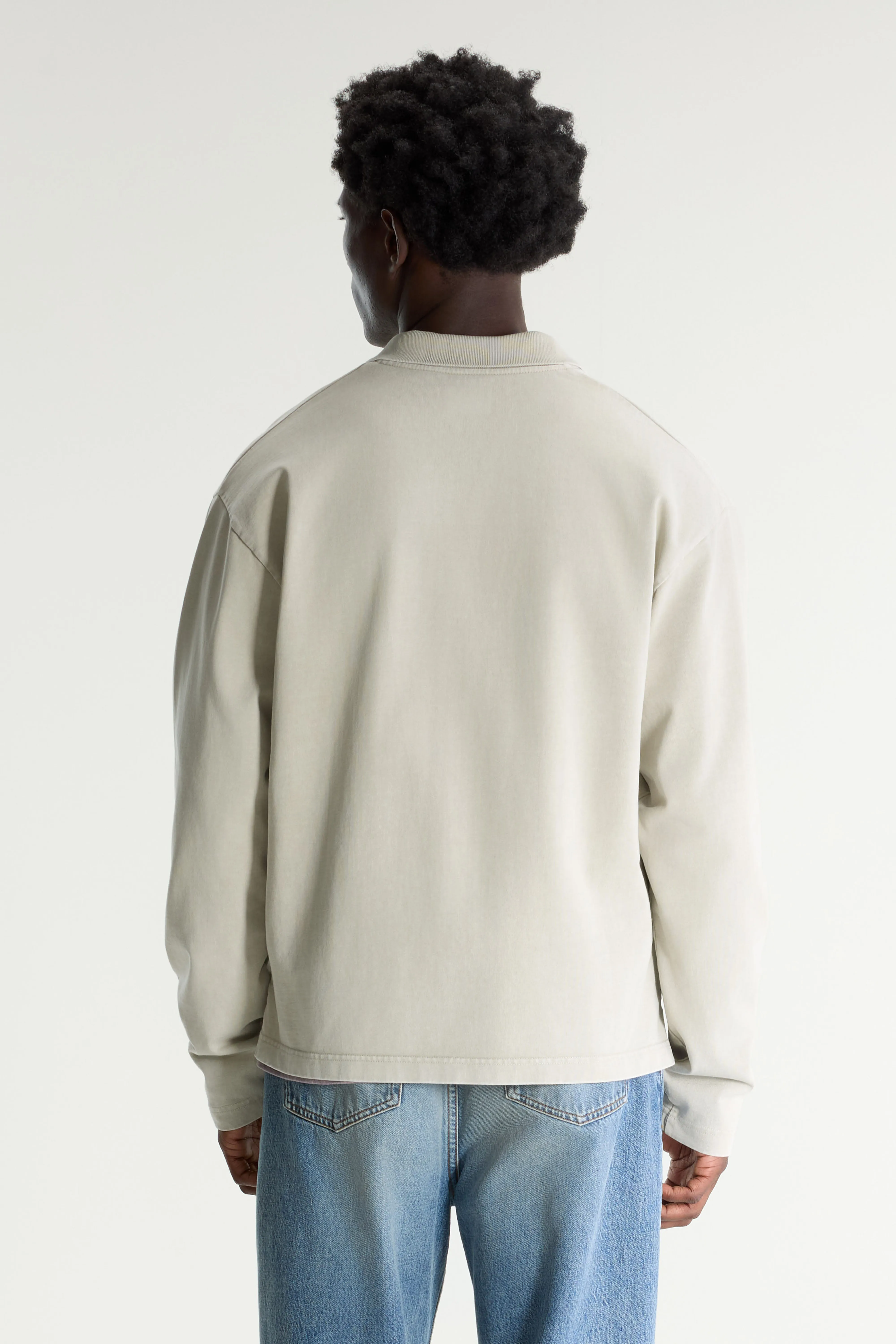 Bellerose Vlugies long-sleeve polo  (261 / M / NICKEL)