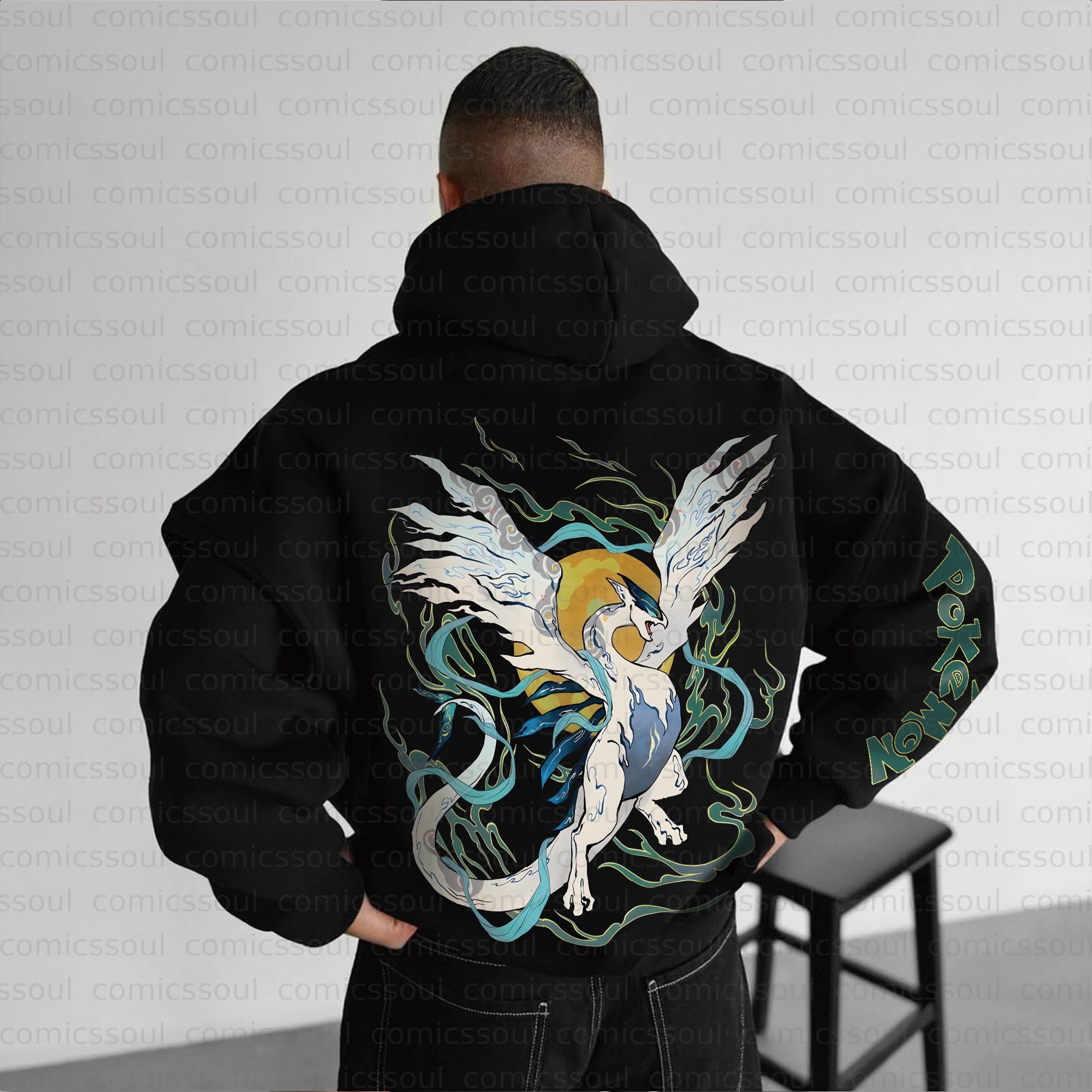 Unisex Anime Graphic Streetwear Vintage Hoodie