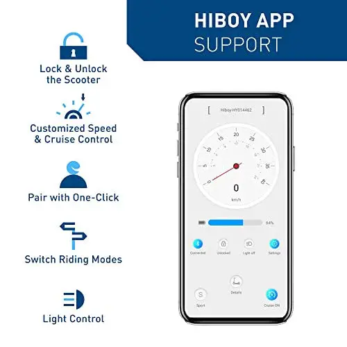 Hiboy Electric Scooter 500W, 10-Inch Solid Tires - S2 Pro - Image 3 Hiboy Electric Scooter 500W, 10-Inch Solid Tires - S2 Pro - Image 3
