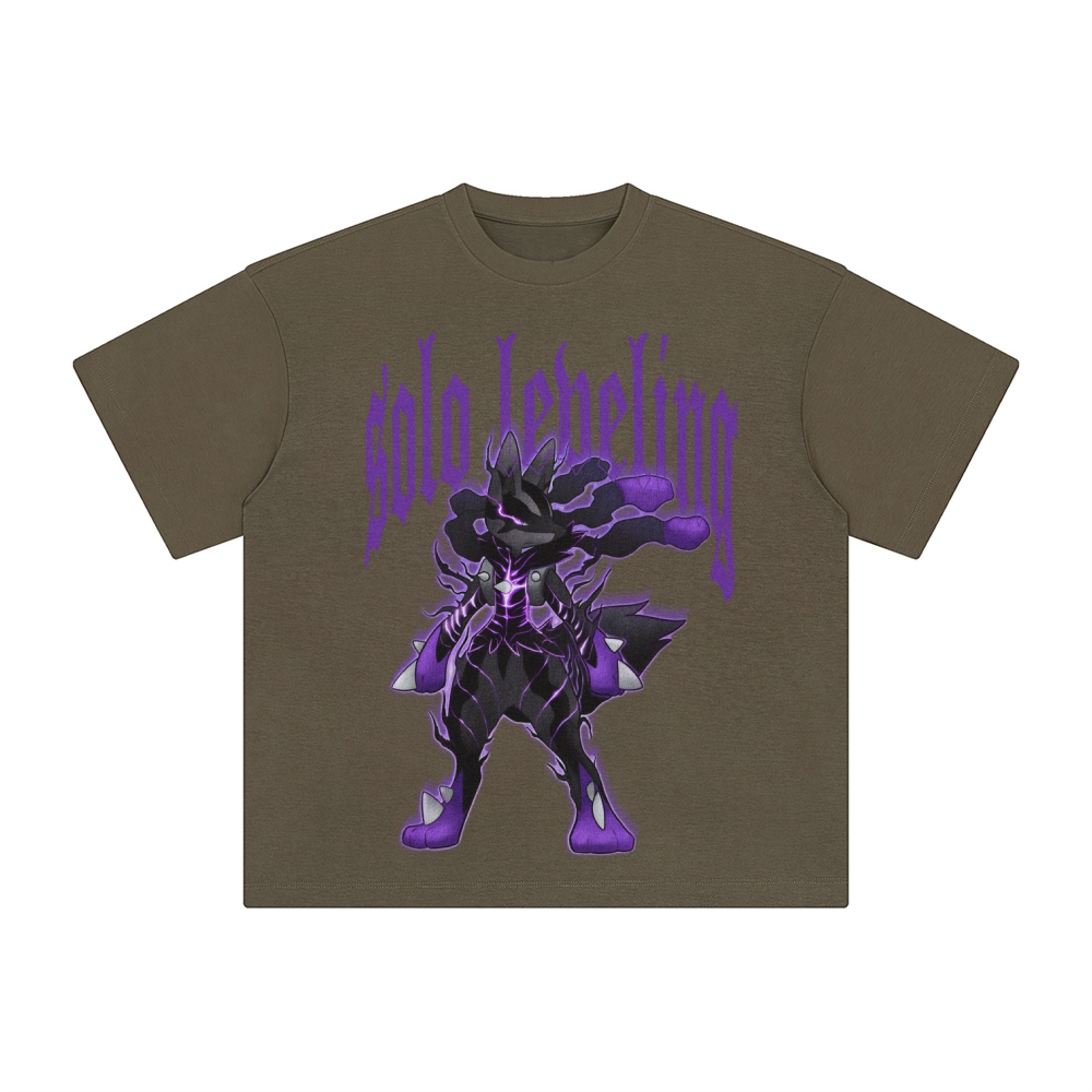 Unisex Anime Inspired Washed  Vintage T-Shirt