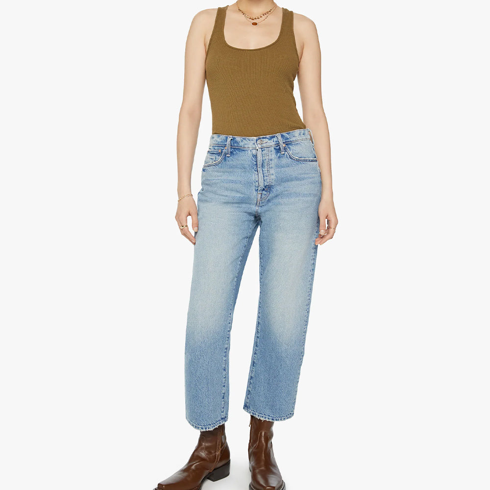 Mother - Jeans Ditcher Hover - Bleu