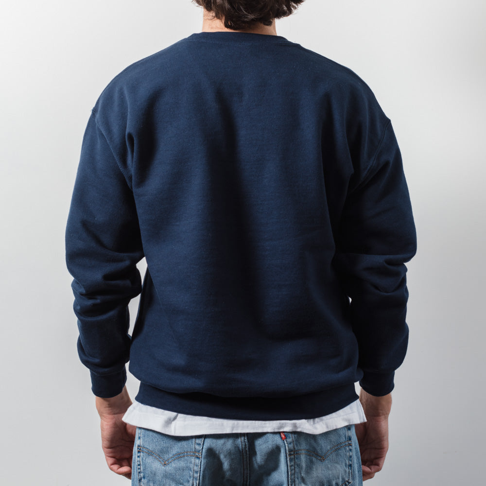 Merci - Sweat College Non Merci - Bleu