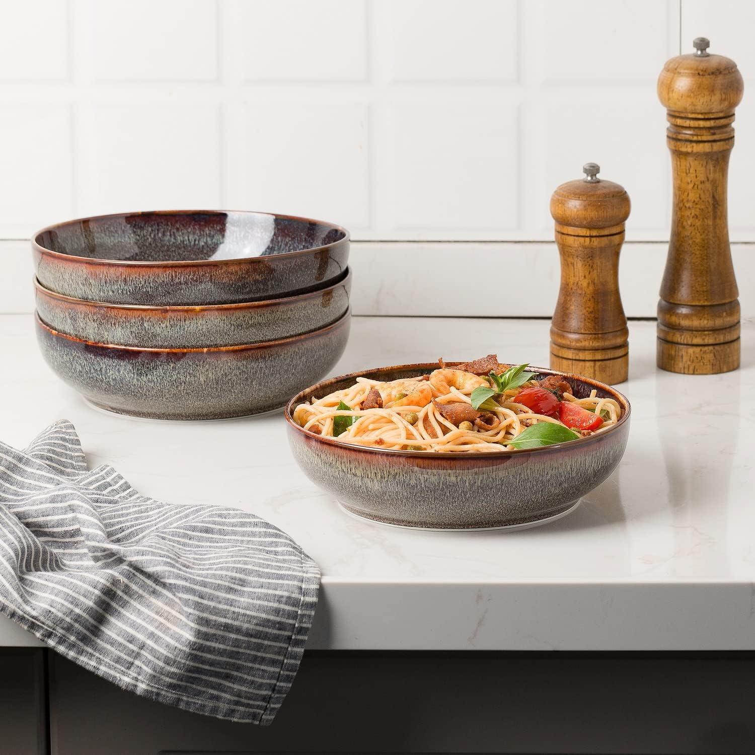 30oz Ceramic bowls set of 4-8