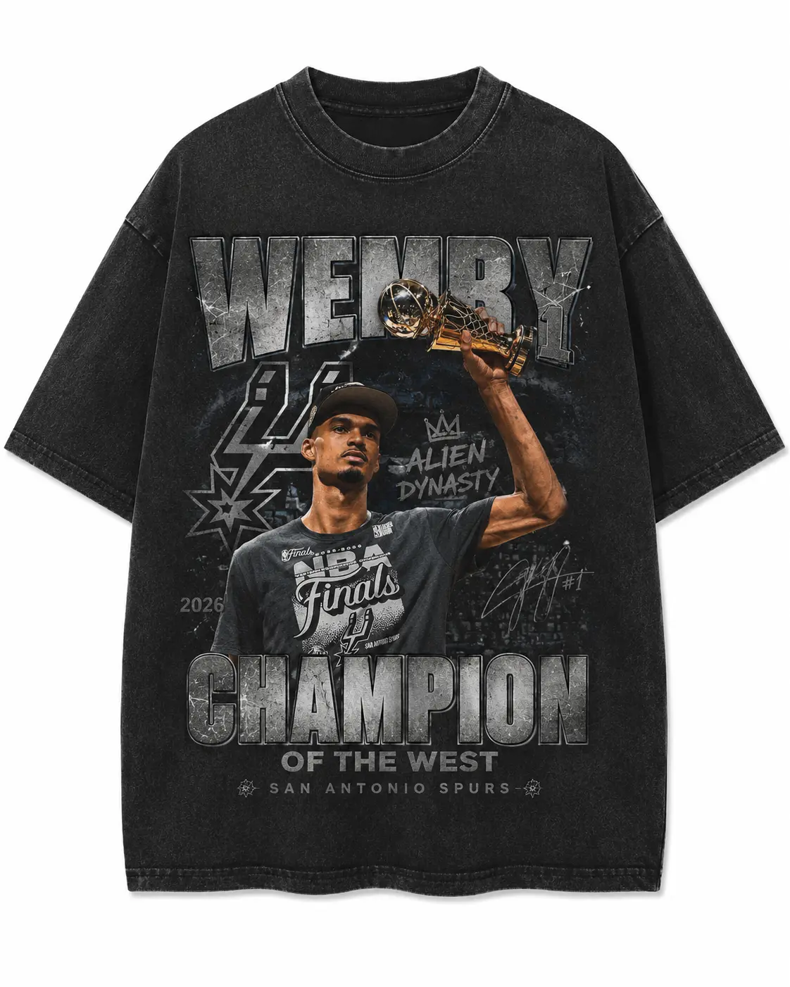 WEMBY WCF MVP V3 VINTAGE TEE
