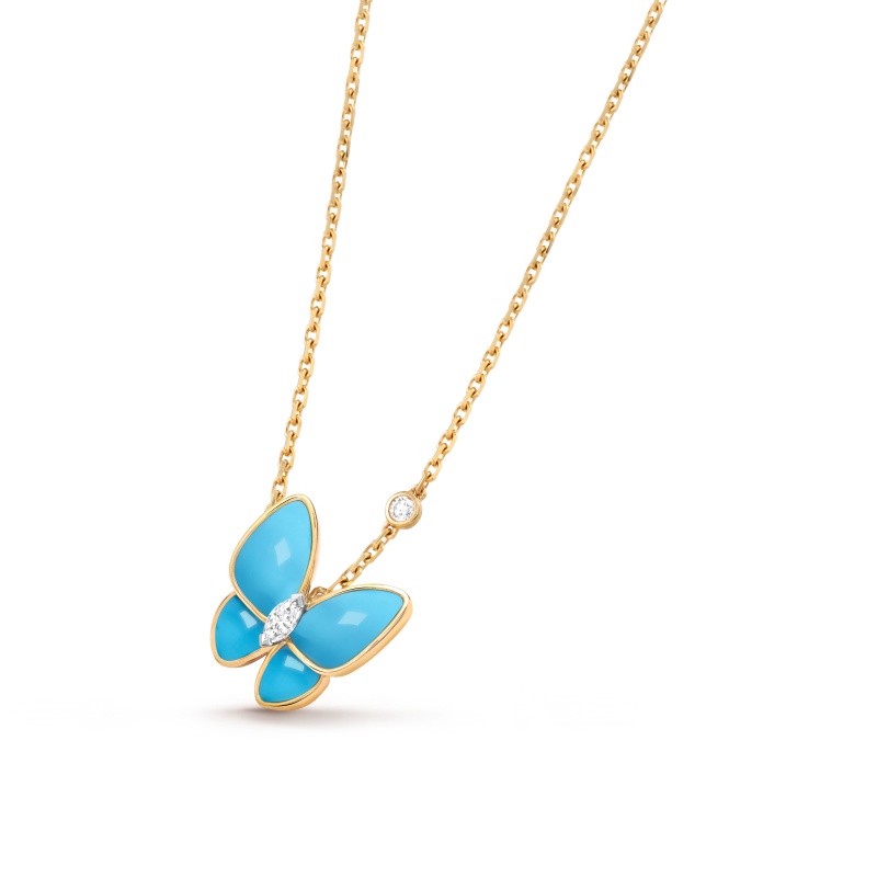 Replicate Two Butterfly pendant(1:1 replica) - Original Replica Club