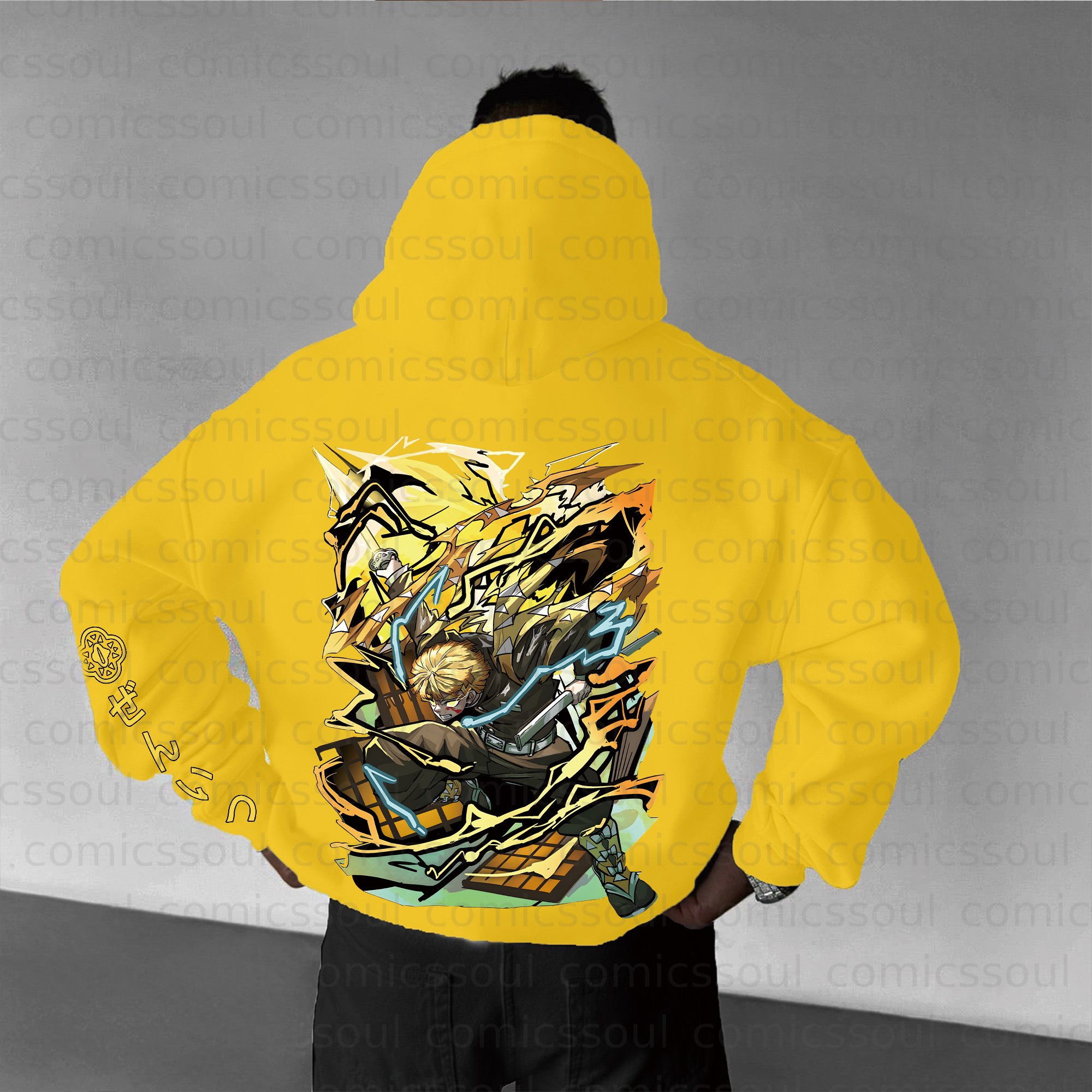 Unisex Anime Graphic Streetwear Vintage Hoodie