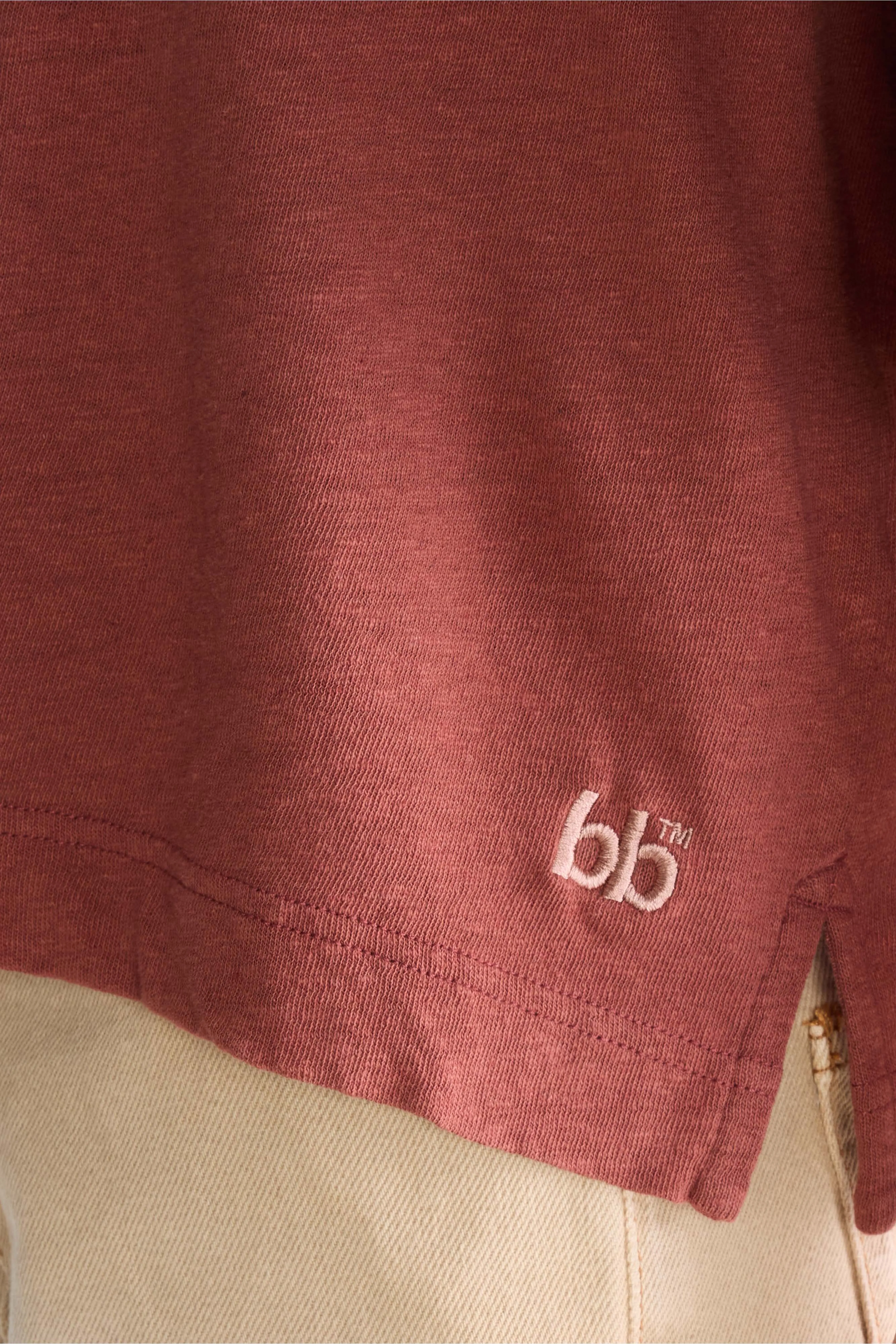 Bellerose Vydel short-sleeve t-shirt (261 / W / MAHOGANY)