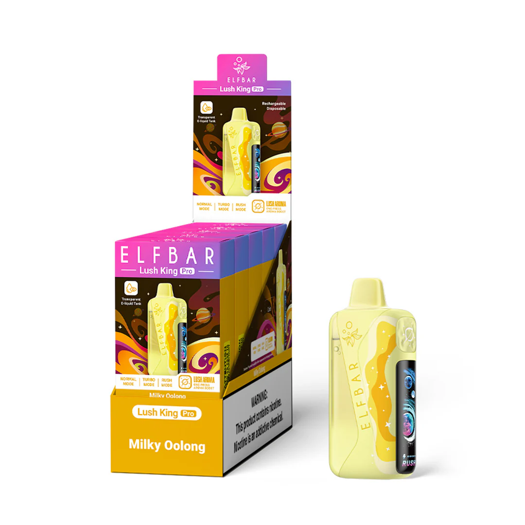 ELFBAR Lush King Pro ladattava kertakäyttöinen sähkötupakka (kaikki maut)