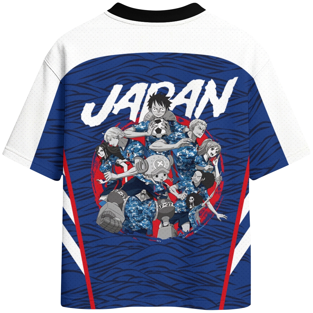 One Piece Crew Neck Football Jersey