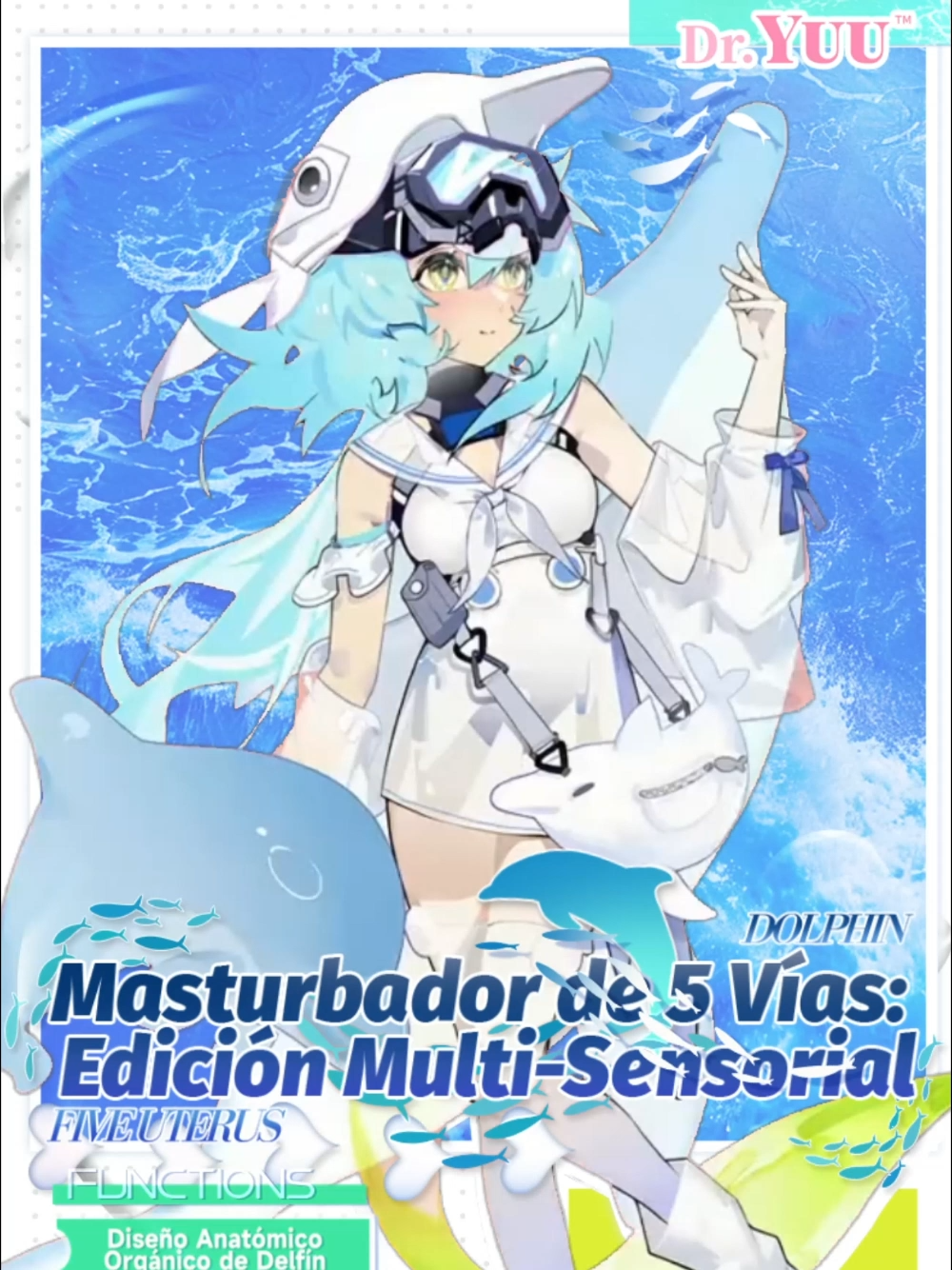 Video demostrativo del Dr.YUU Masturbador de 5 Vías Edición Multi-Sensorial: detalles de texturas internas y realismo fisiológico