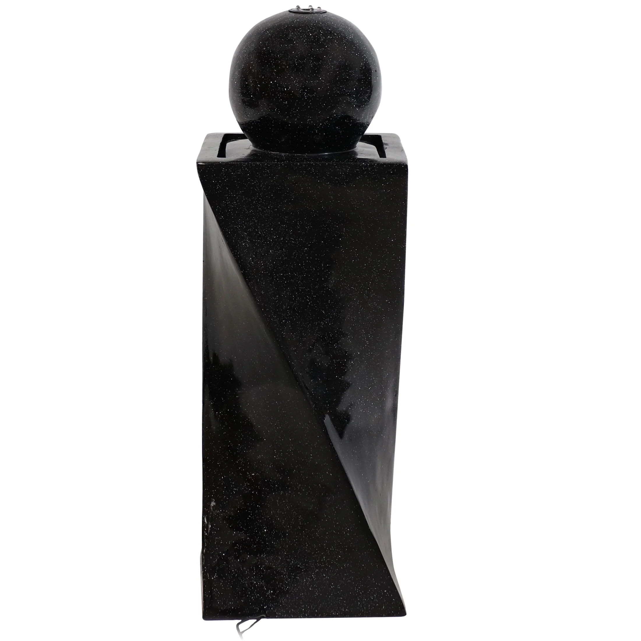 Sunnydaze Black Ball Solar Outdoor Water Fountain - Image 7