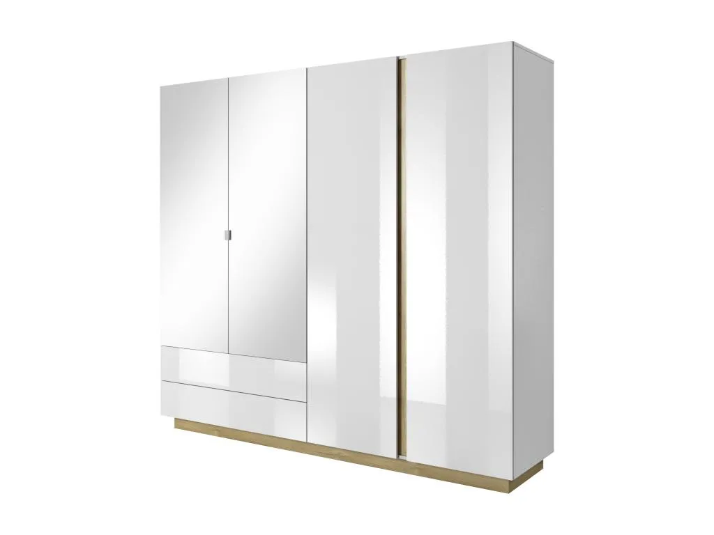 Armario Habitarluz WR220 4D2D1 220x54x203 Blanco 80755EMXF