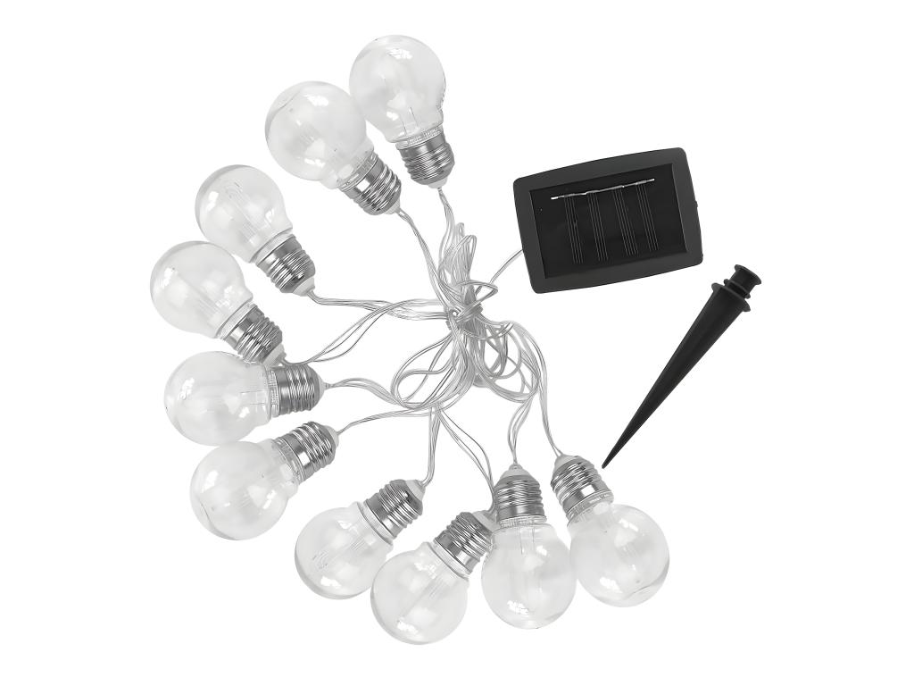 Guirnalda solar 10 bombillas 3.8M DIXY