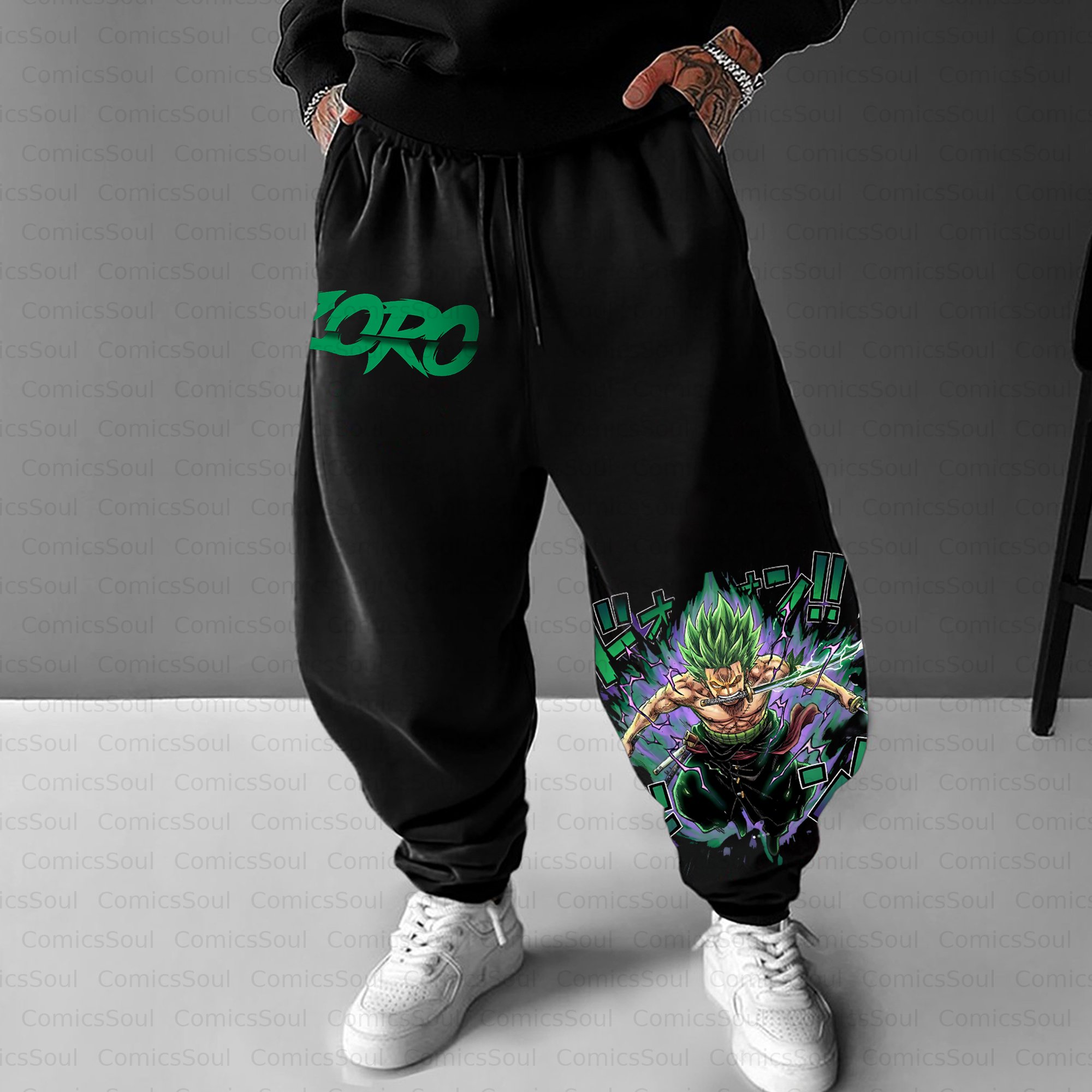 Unisex Casual Anime Streetwear Pant