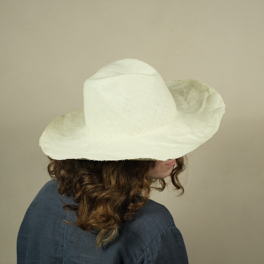 Reinhard Plank  - Chapeau Boncia Raw - Blanc